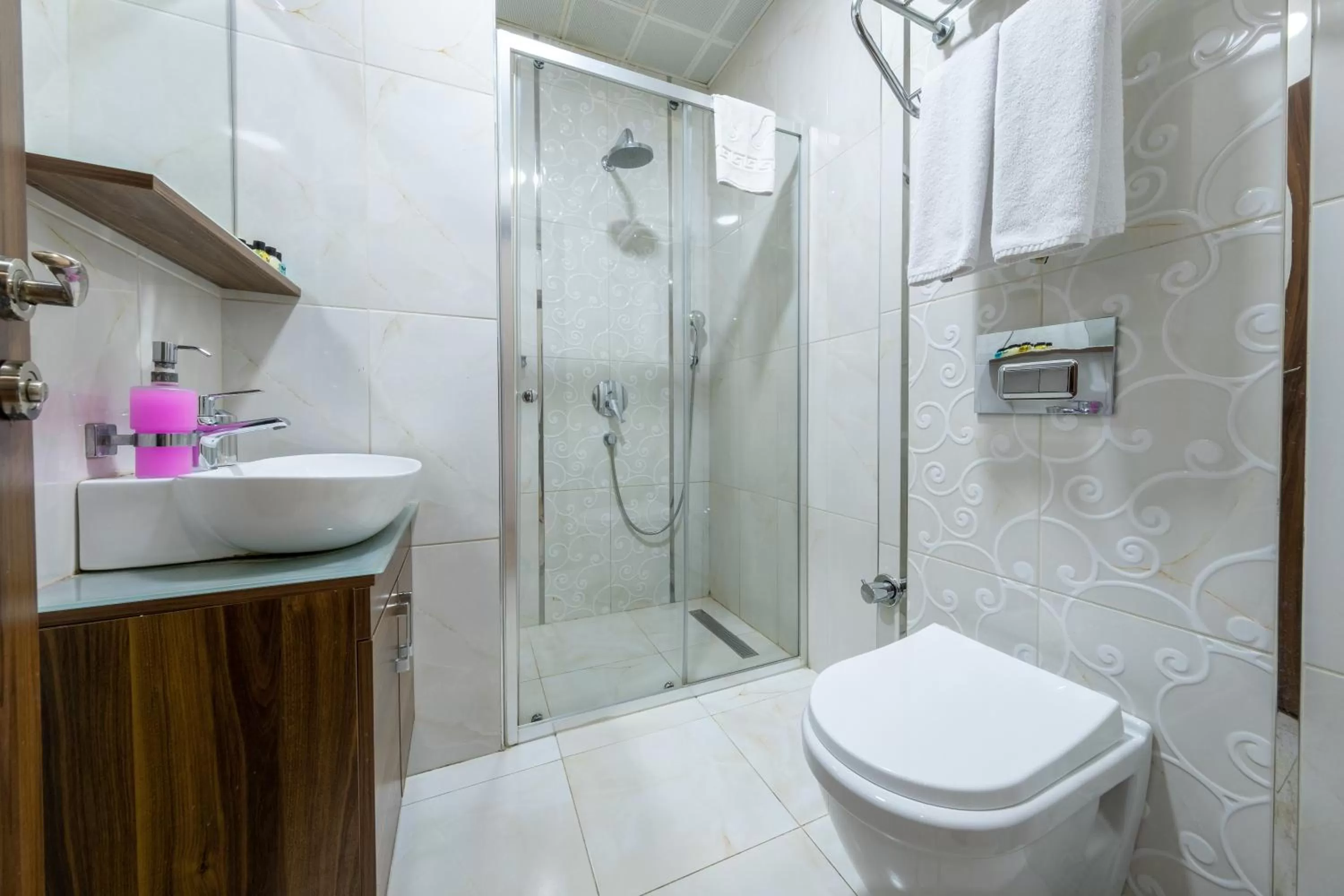 Shower, Bathroom in Beyzas Hotels & Suites