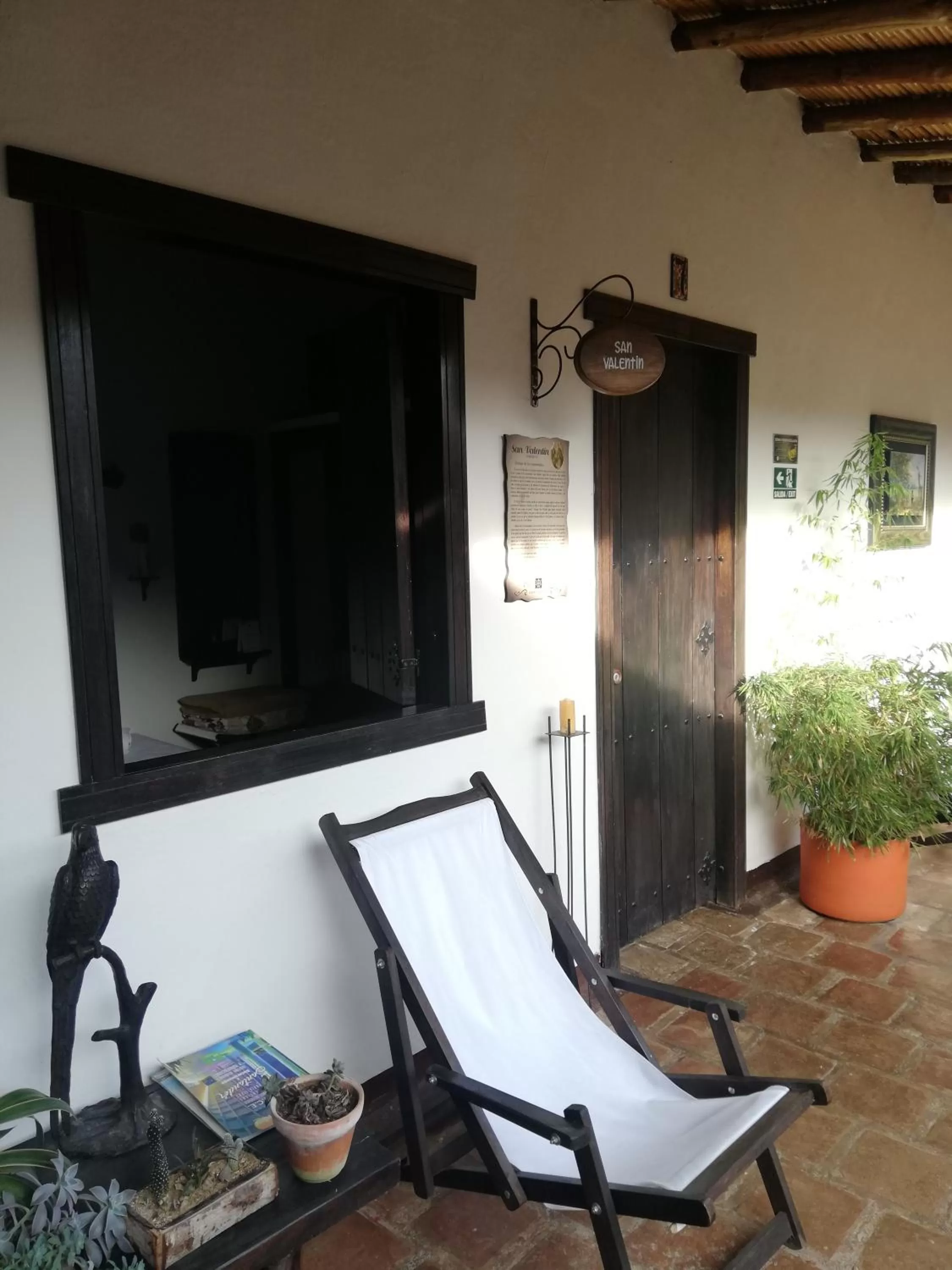 Garden view in Hotel Casa Claustro De Zapatoca