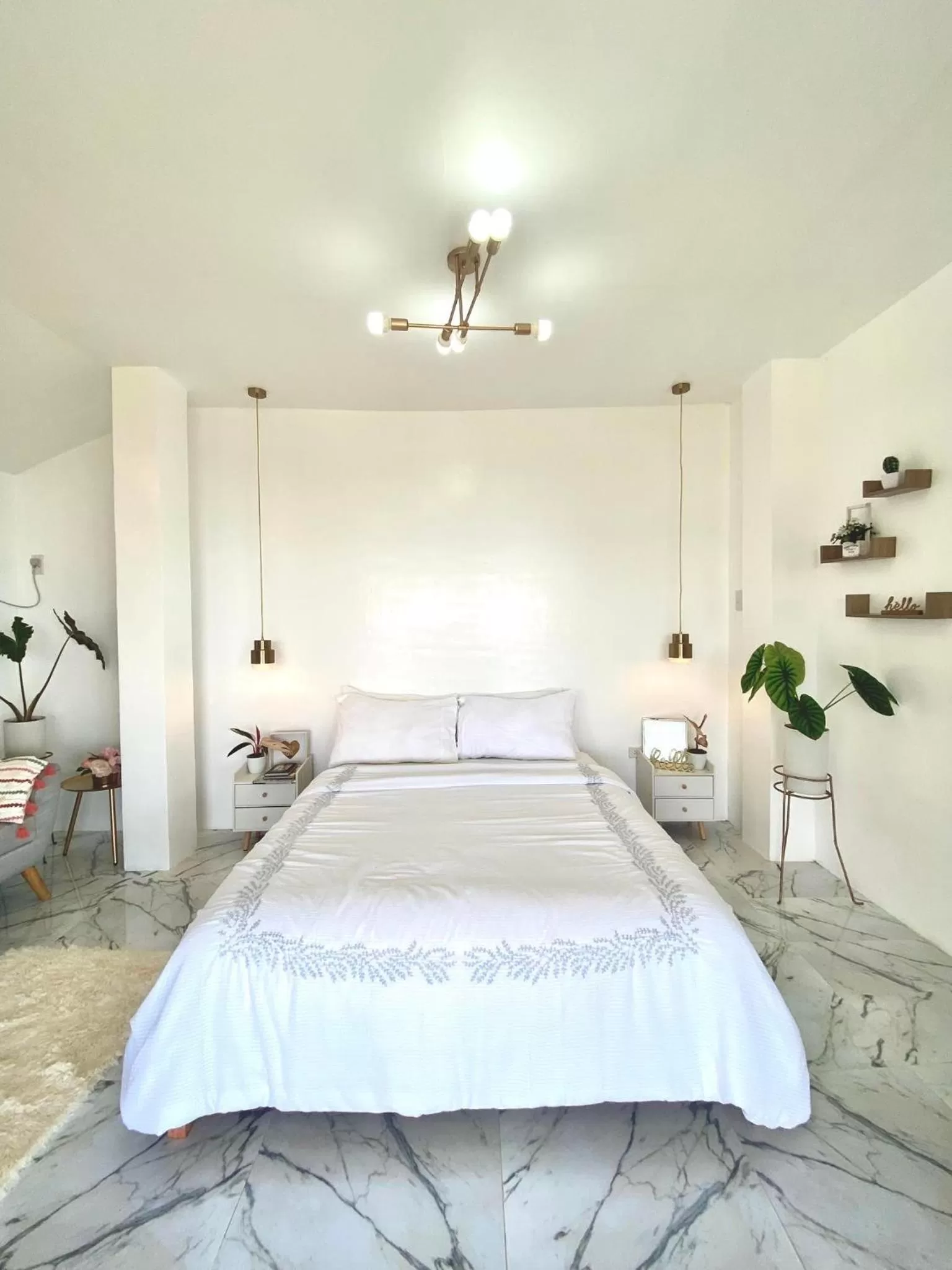 Bed in Bintana sa Paraiso Binunsaran