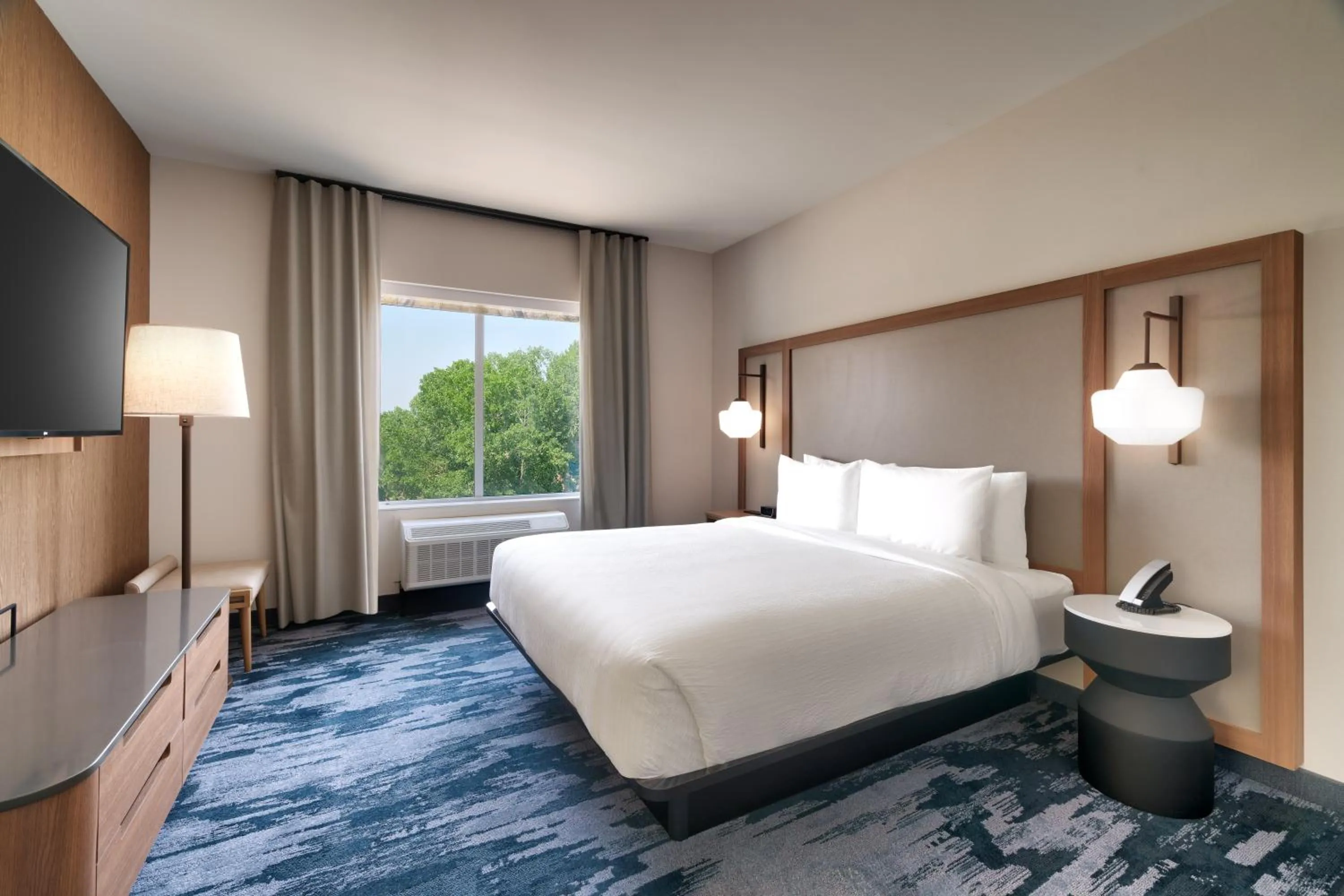 Bed in Fairfield by Marriott Inn & Suites Salt Lake City Cottonwood
