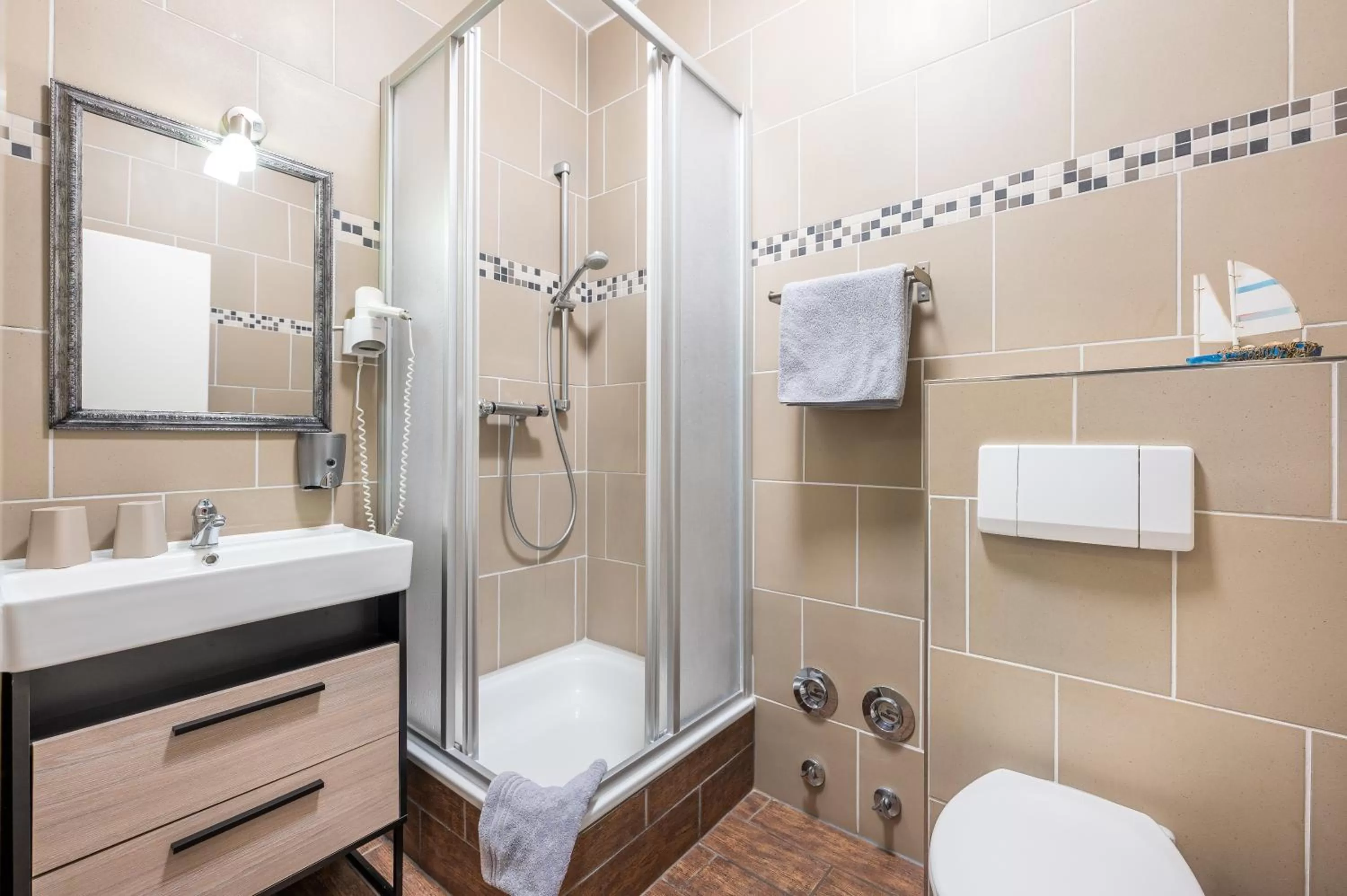 Bathroom in Haus Ferienglück Sauna im Haus