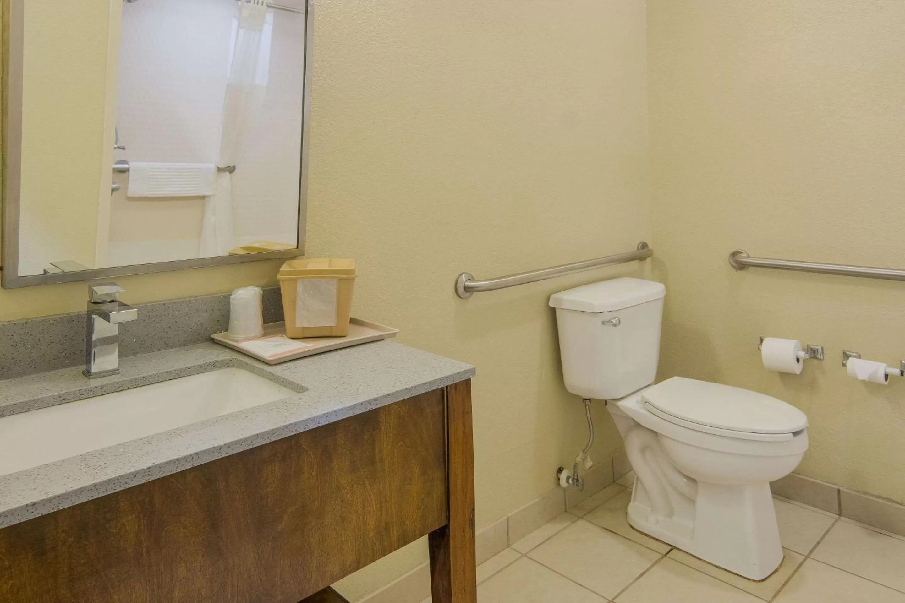 Bedroom in Quality Inn & Suites Roanoke - Fort Worth North