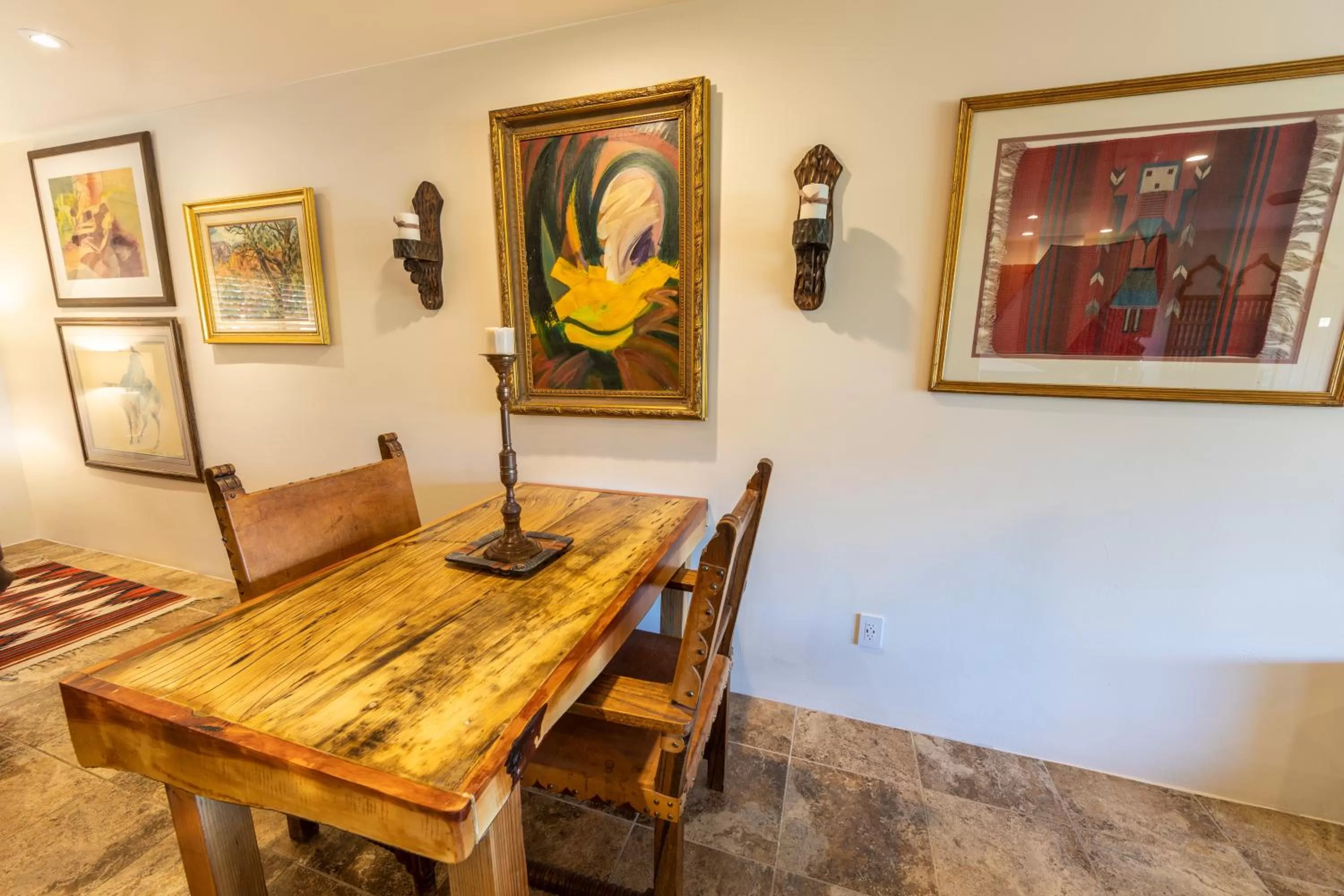 Dining area in A Sunset Chateau