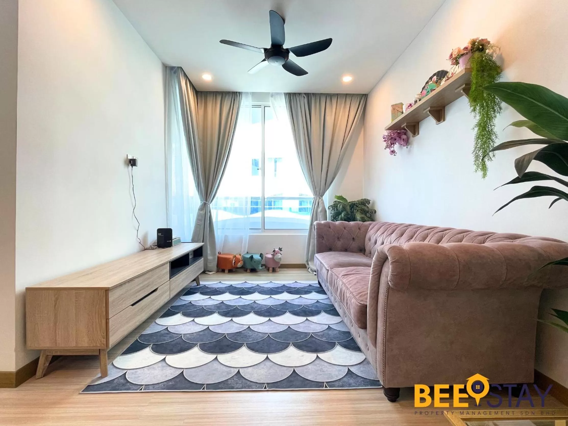 Seating Area in The Wave Suites Melaka by BEESTAY