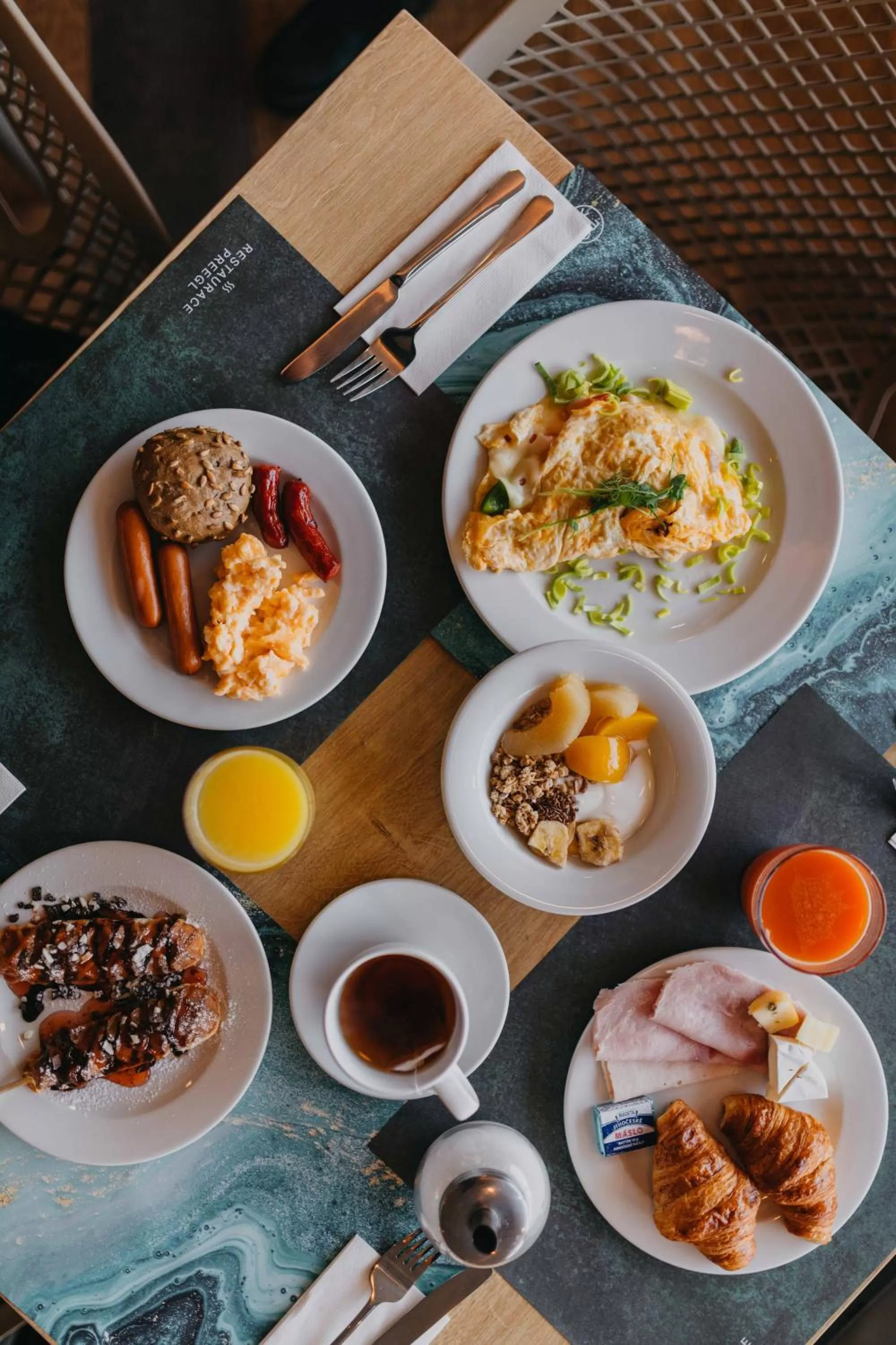 Breakfast in OREA Resort Santon Brno