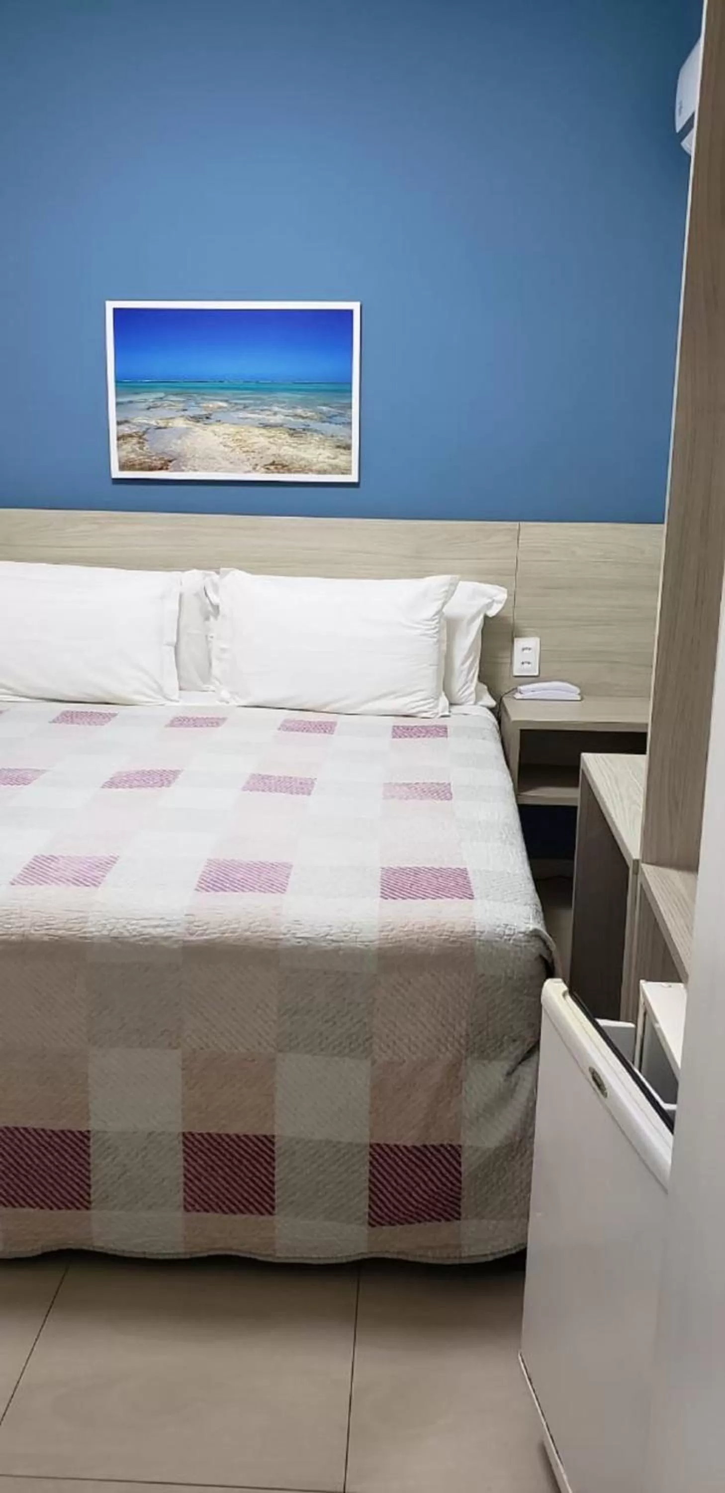 Bed in Pousada Mariluz