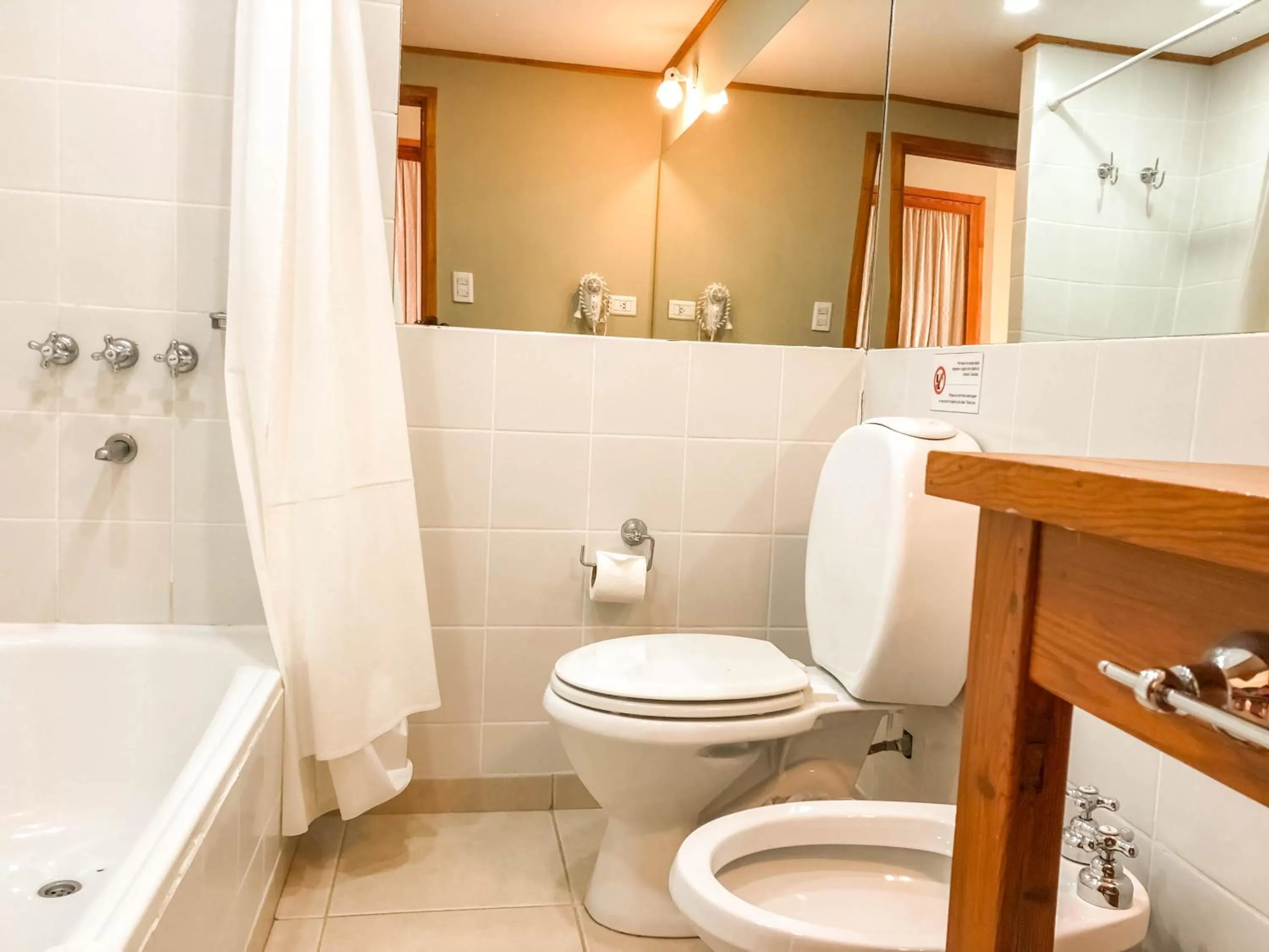 Bathroom in Hosteria La Estepa