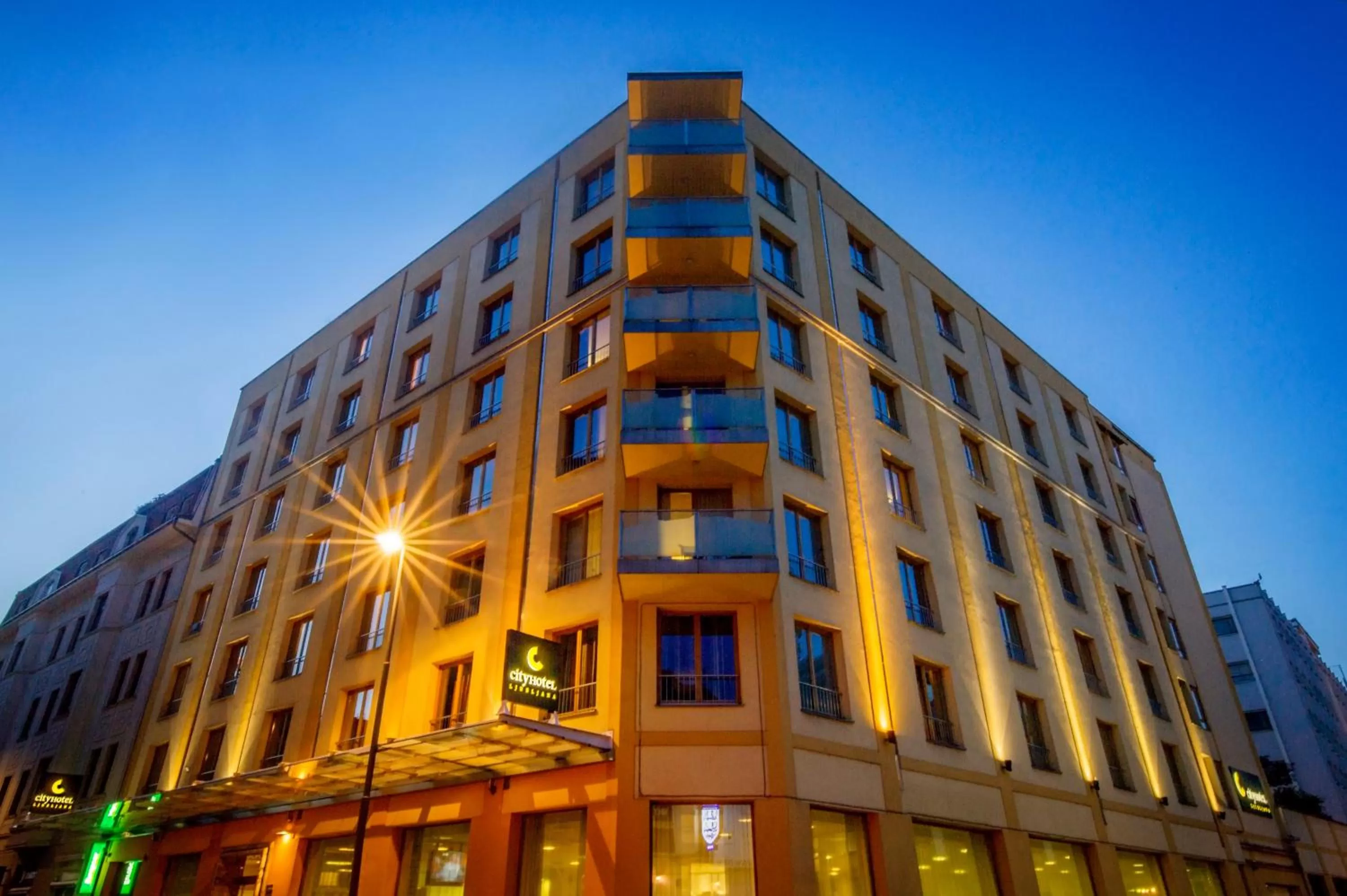 Property building in City Hotel Ljubljana