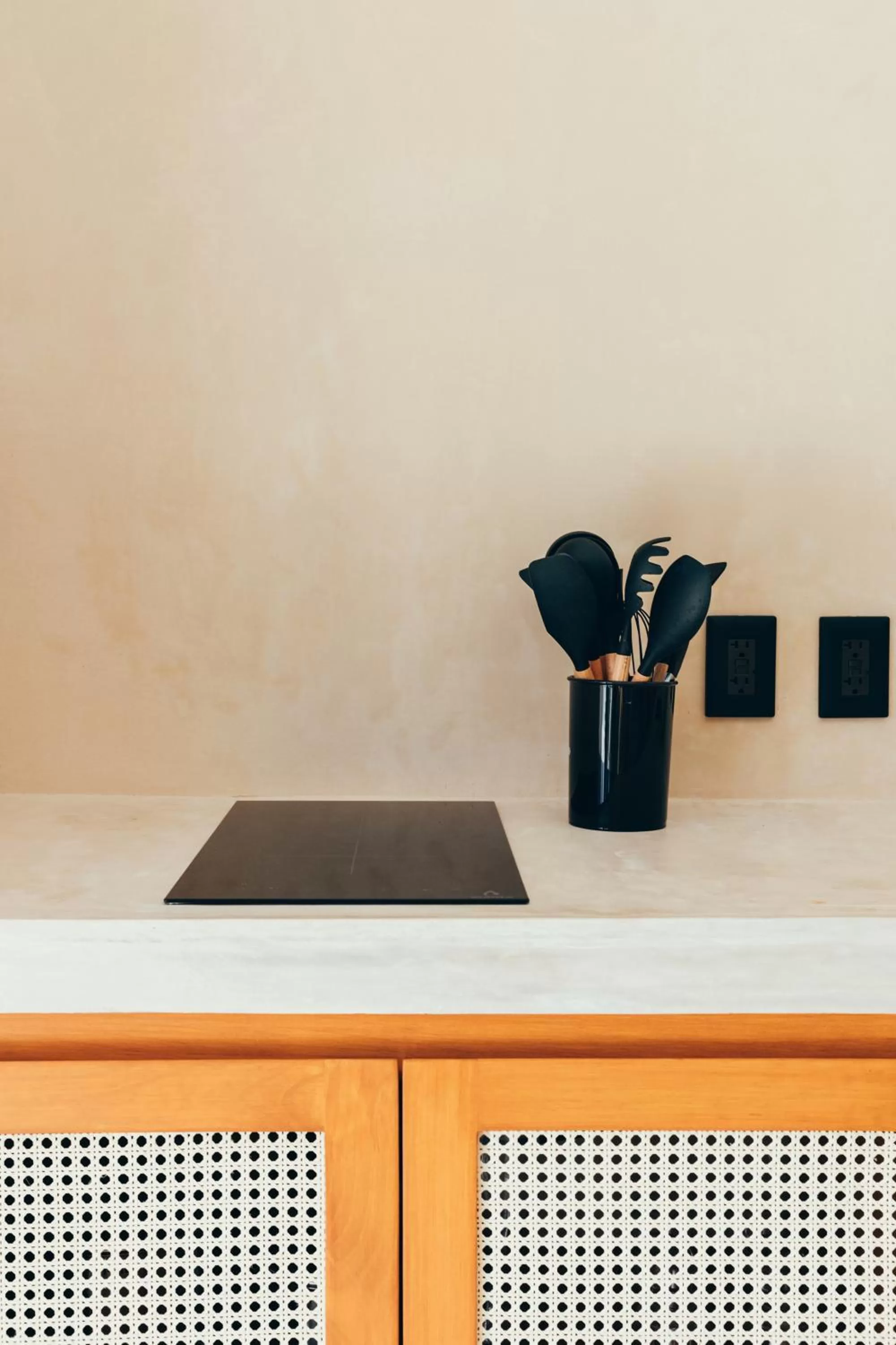 Kitchen or kitchenette in Cucu Hotel El Cuyo