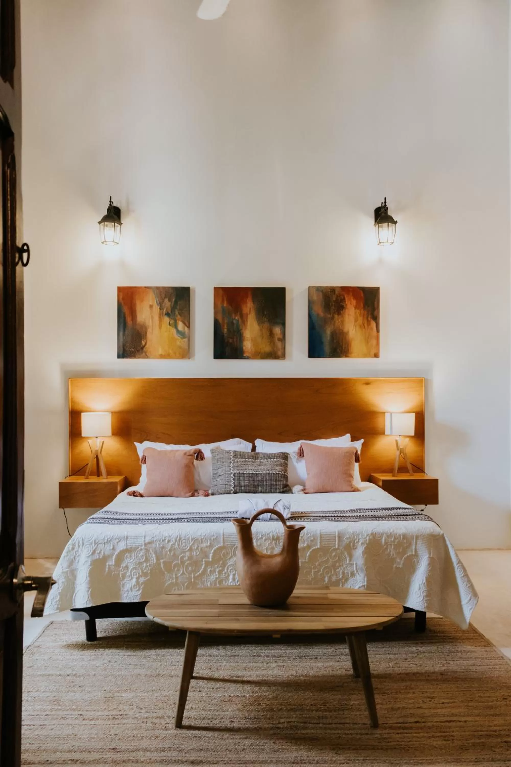 Bed in Casa Dos Lirios Hotel Boutique