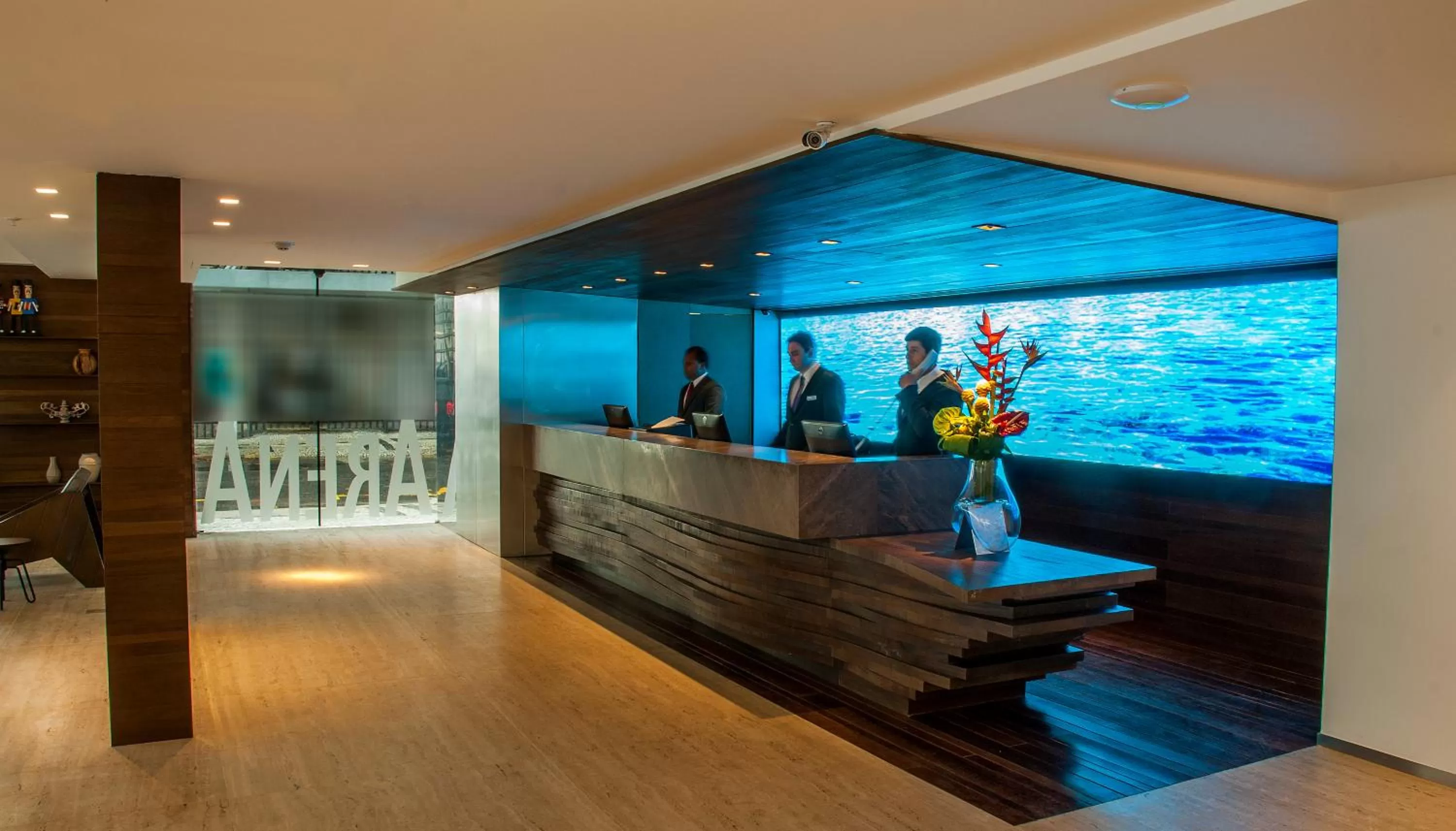 Lobby or reception in Arena Leme Hotel