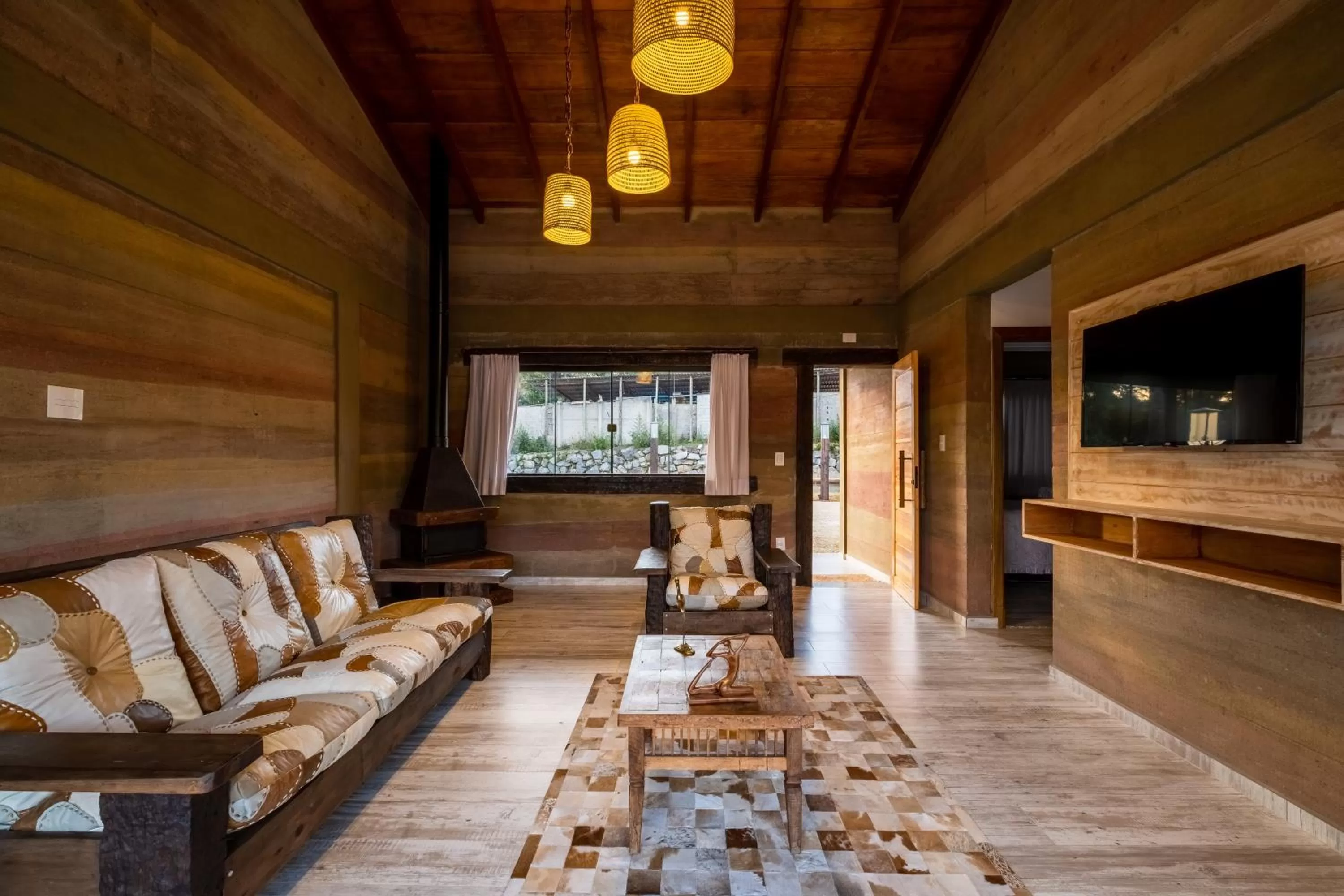 Living room, Seating Area in Pousada Trem Chic
