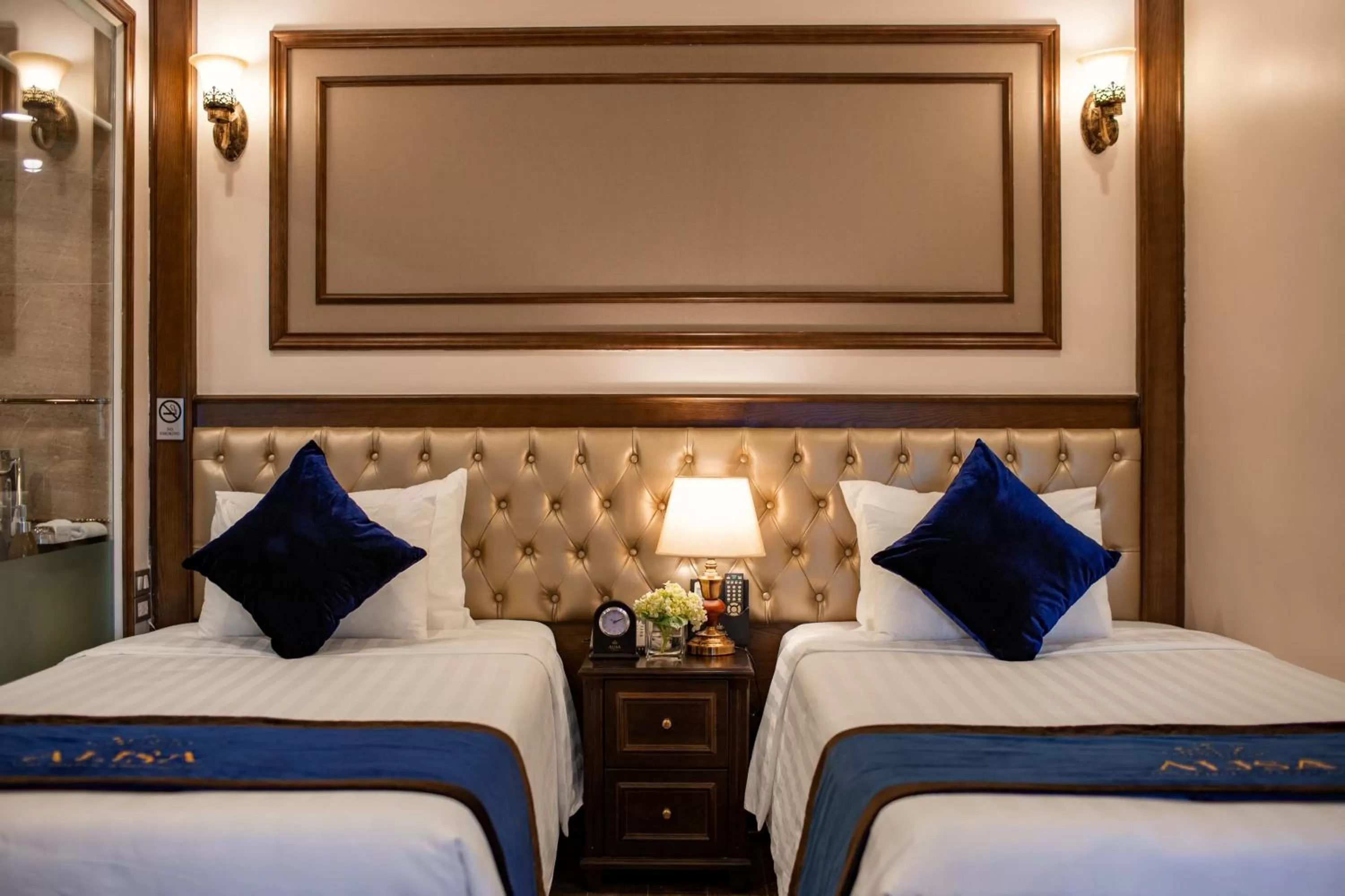 Bathroom, Bed in Alisa Hotel & Spa