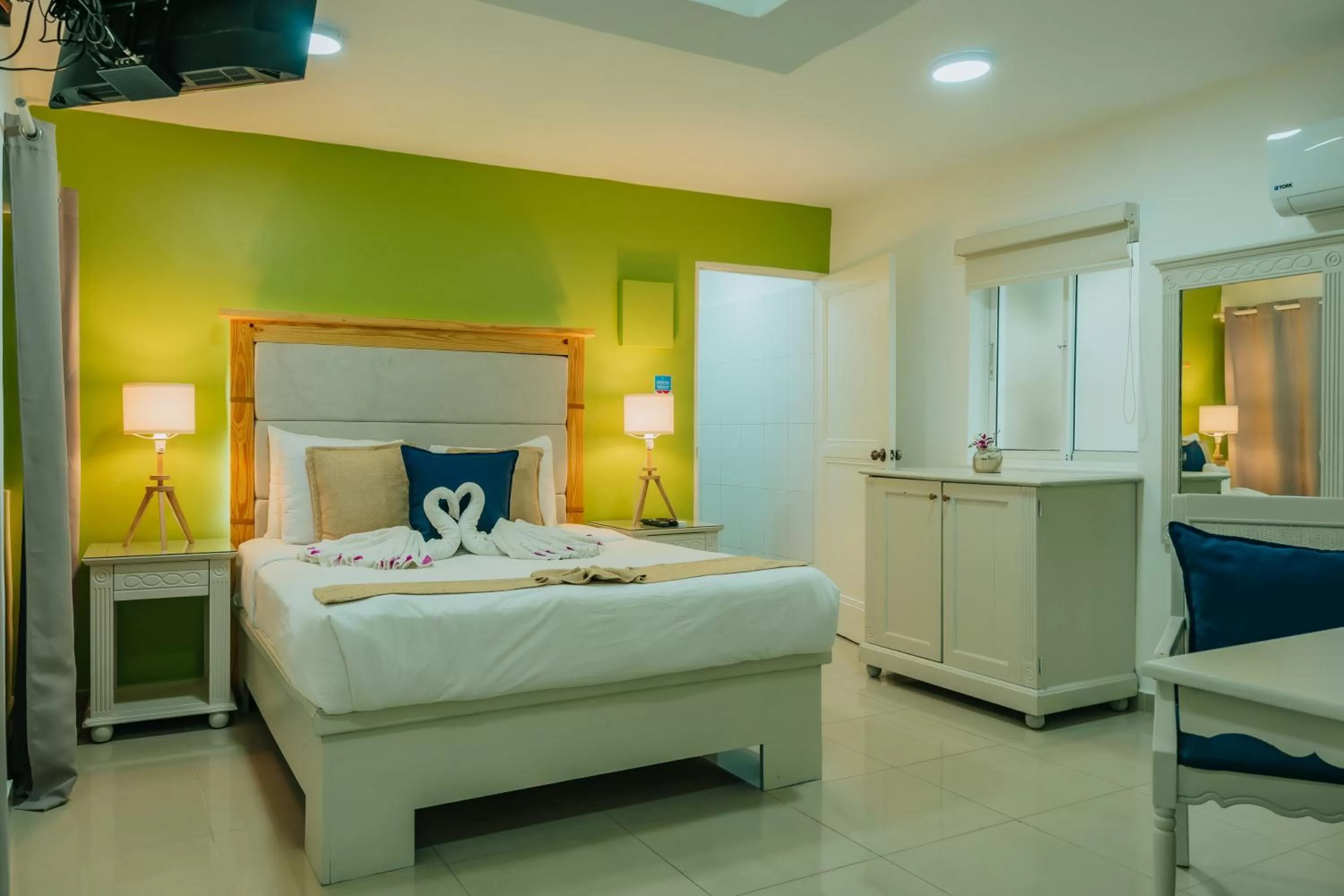 Decorative detail, Bed in Hotel Checkin El Cortecito Beach