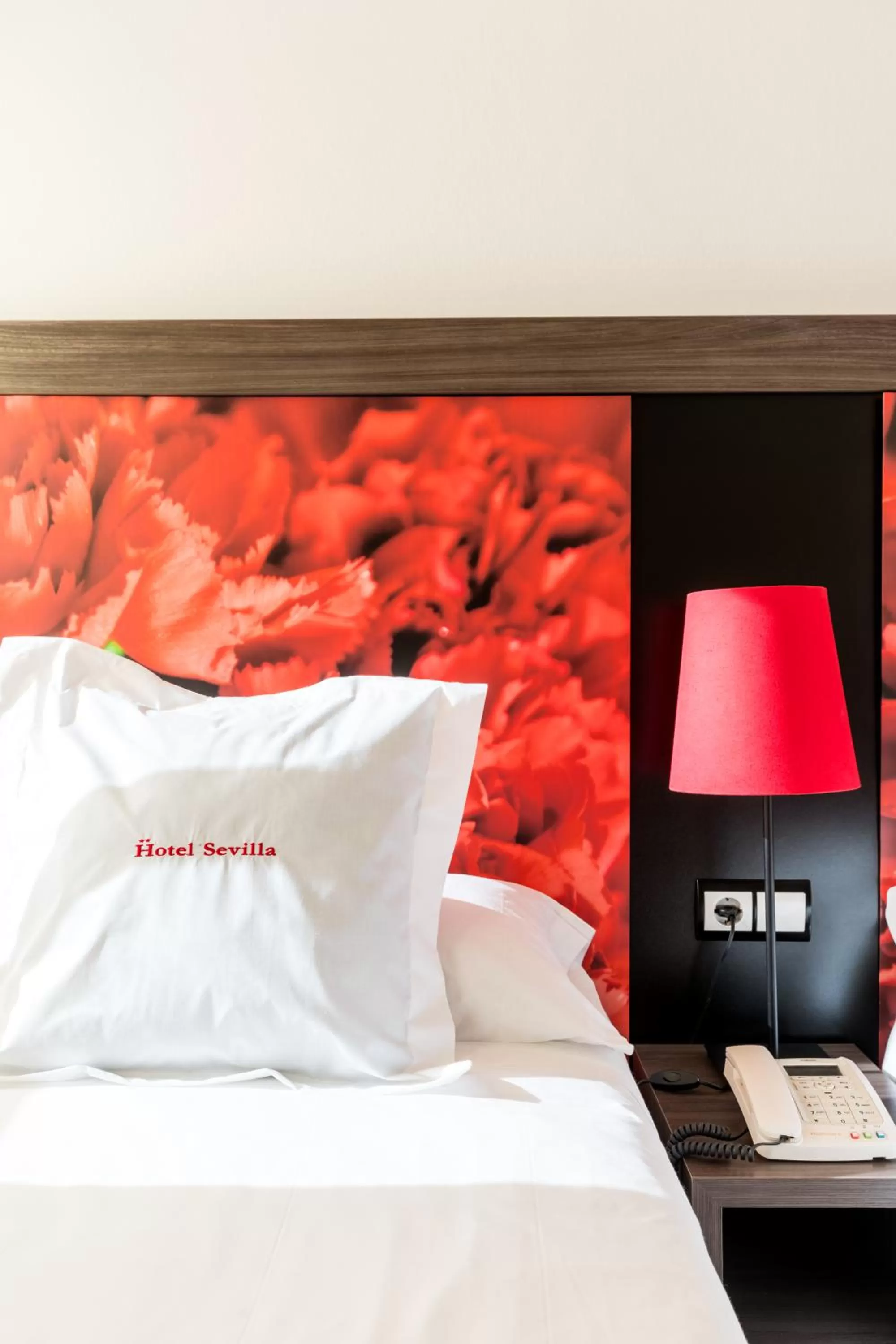 Bed in Hotel Sevilla