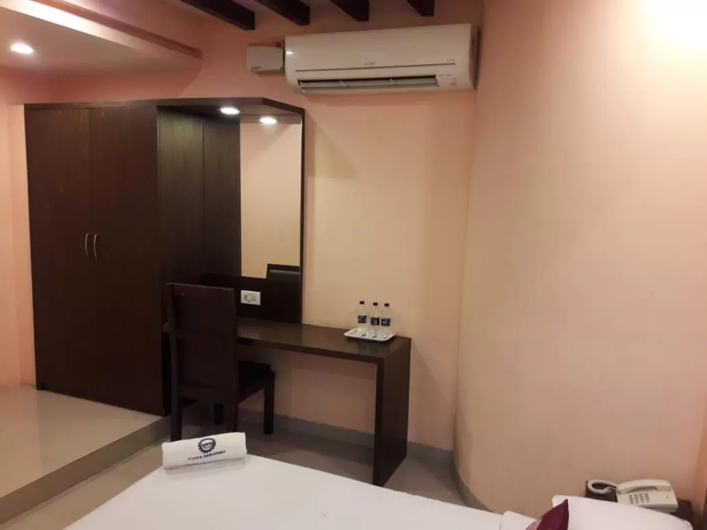 Living room, TV/Entertainment Center in Hotel Ramco Residency A/c
