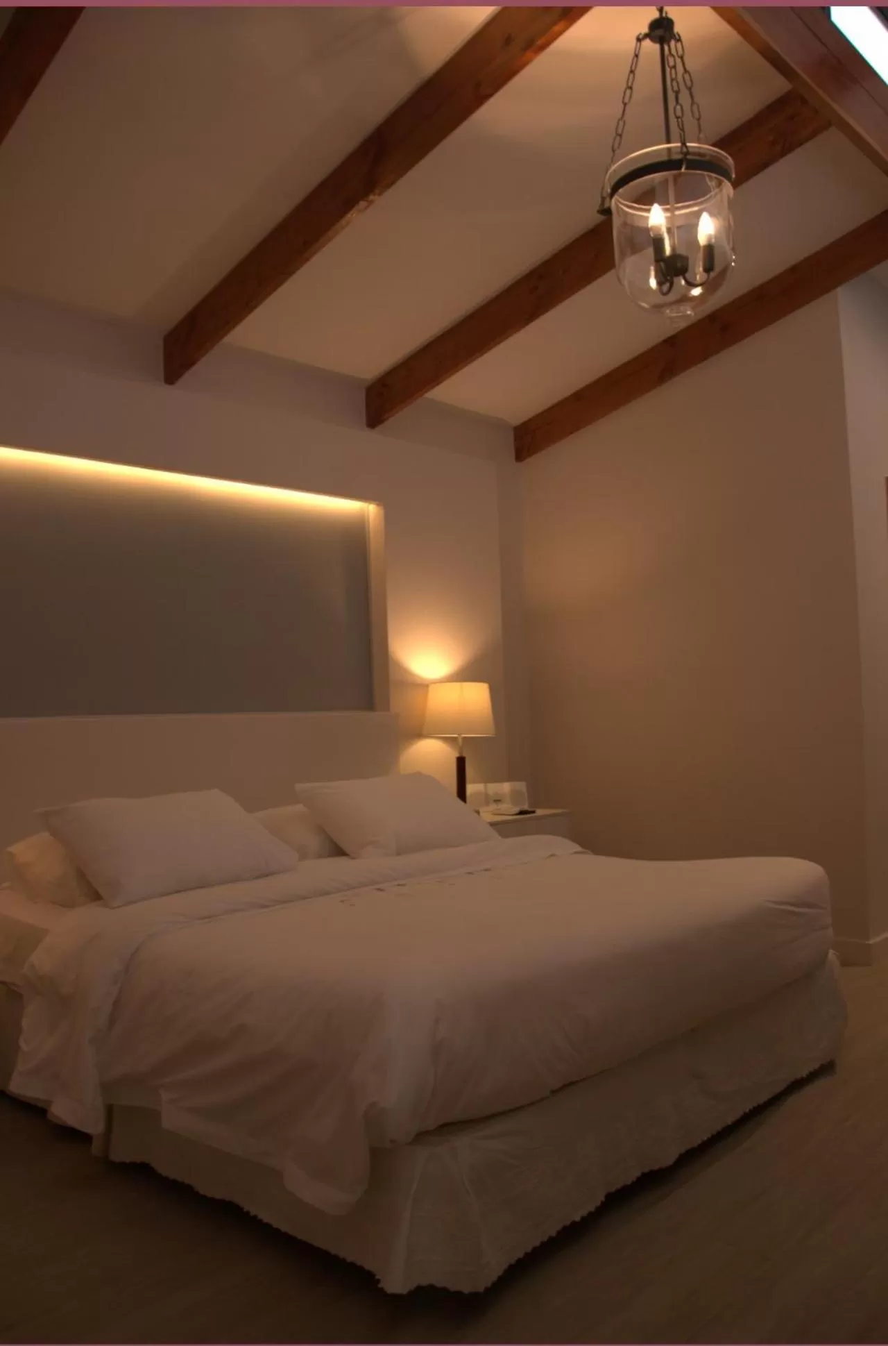 Bed in Hotel Puerto de Vega