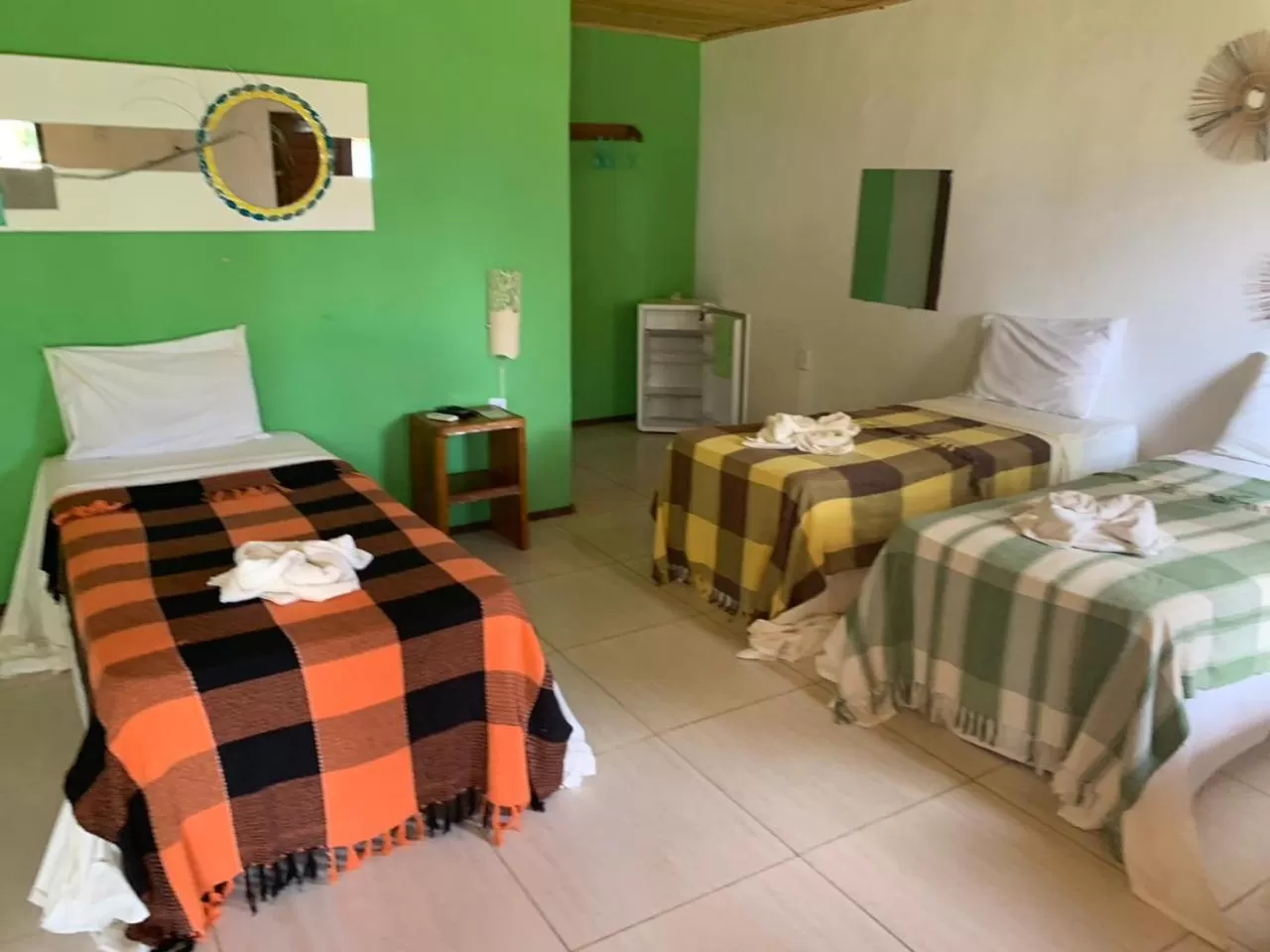 Bed in Pousada e Restaurante Encanto das Águas