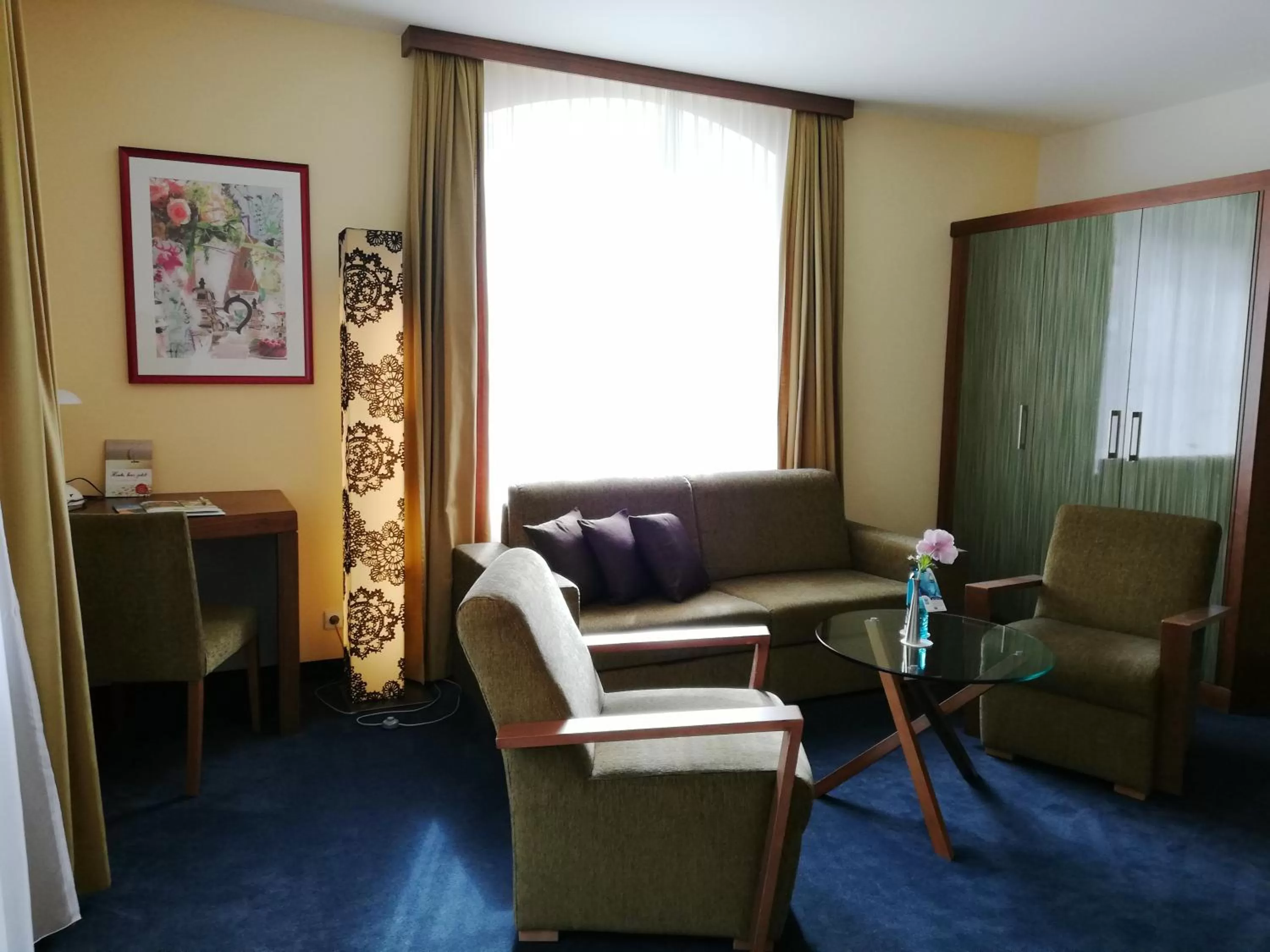 Living room in Parkhotel Bad Schandau mit SPA