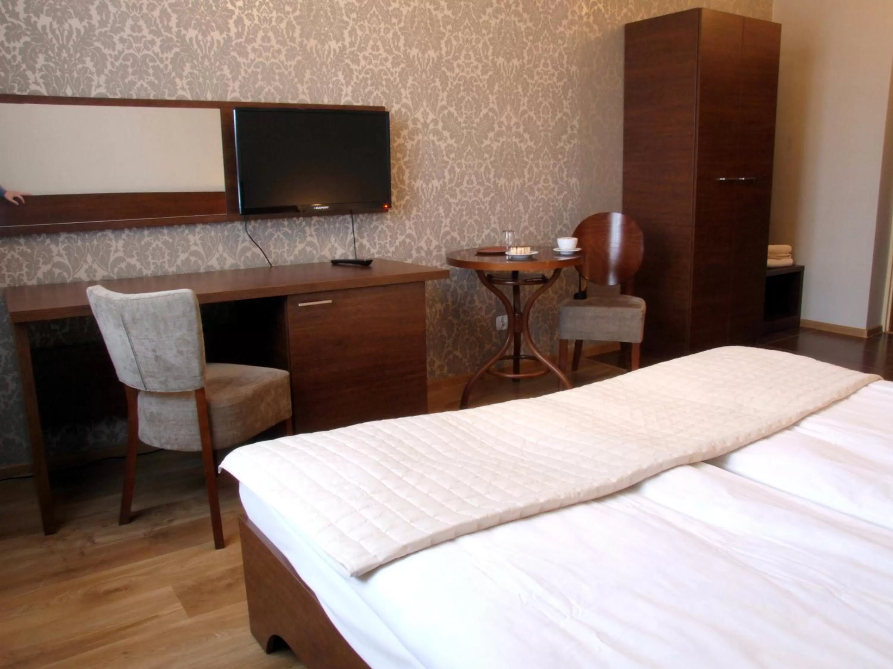 Bed in Motel Zacisze