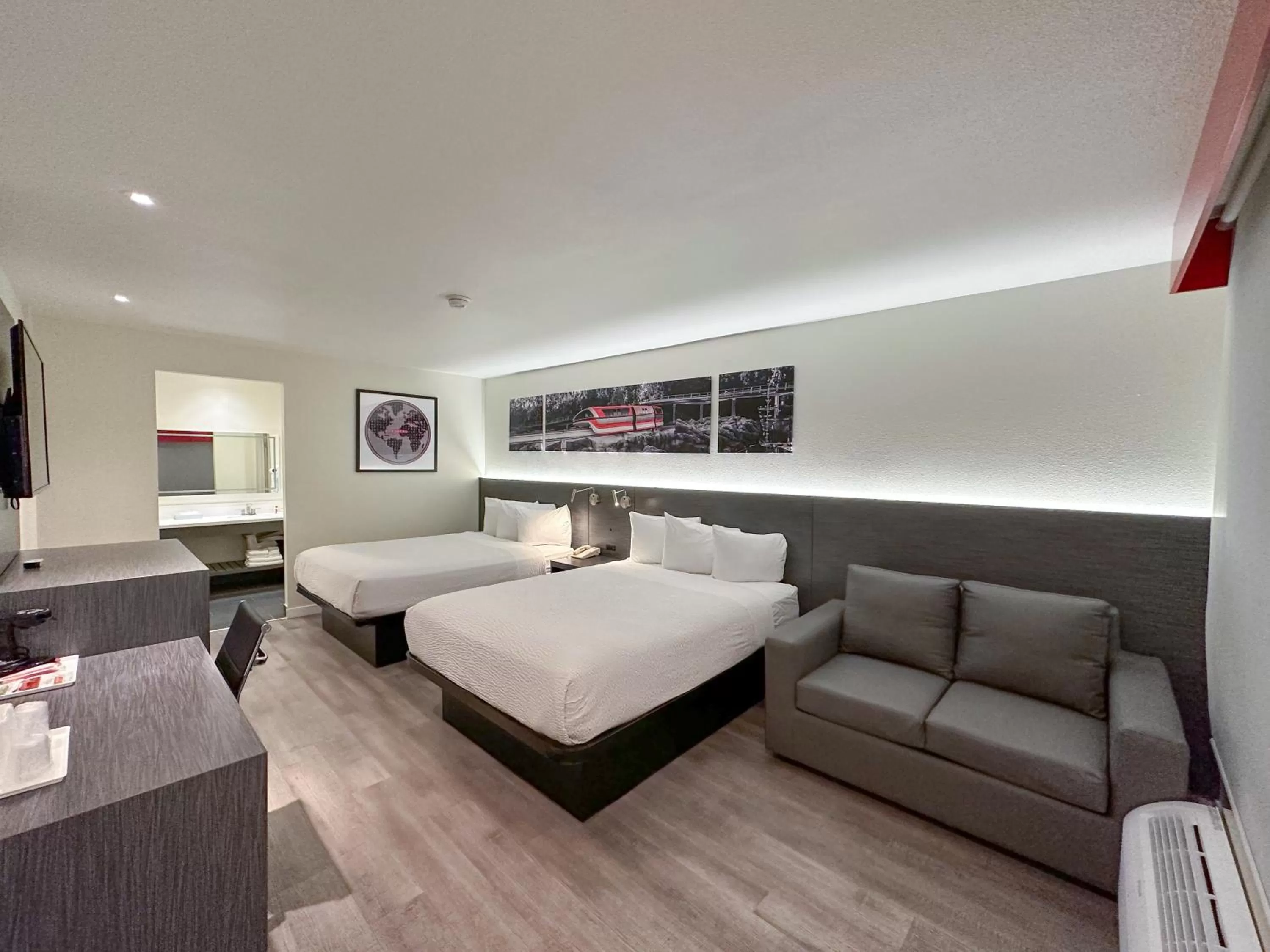 Photo of the whole room, Bed in Ramada by Wyndham Anaheim Convention Center