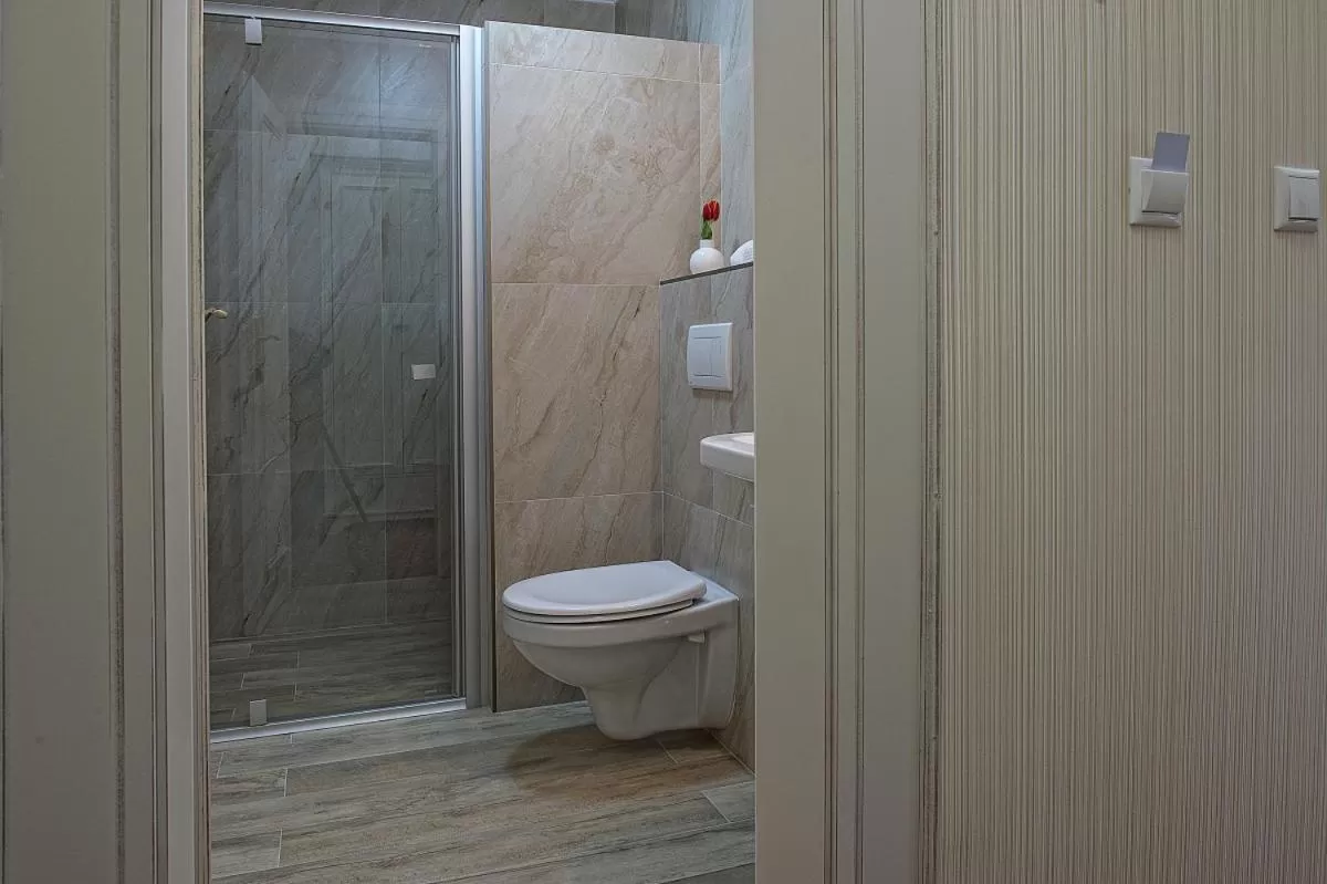 Shower, Bathroom in Hotel Pod Bránou