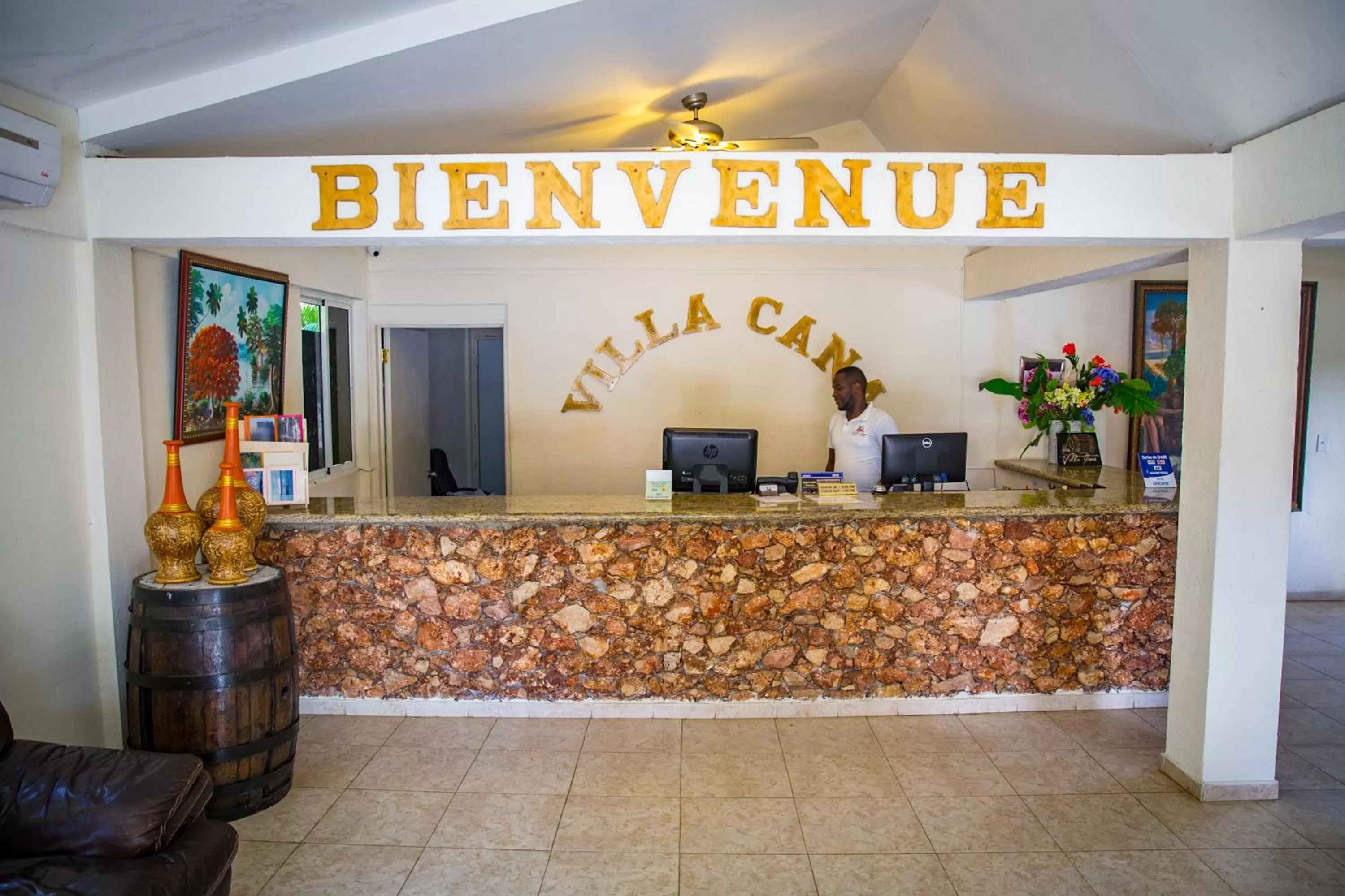 Lobby or reception in Auberge Villa Cana