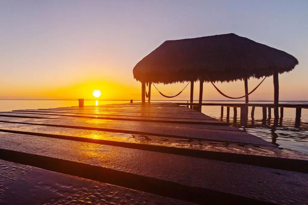 Natural landscape in Mi Kasa Tu Kasa Bacalar