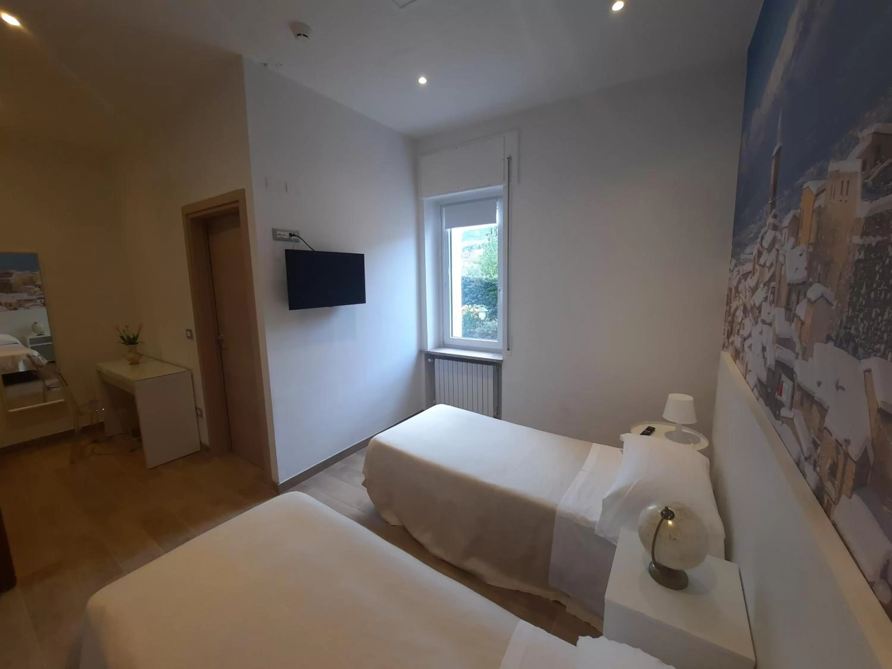 Bedroom, Bed in Hotel Porta Rivera