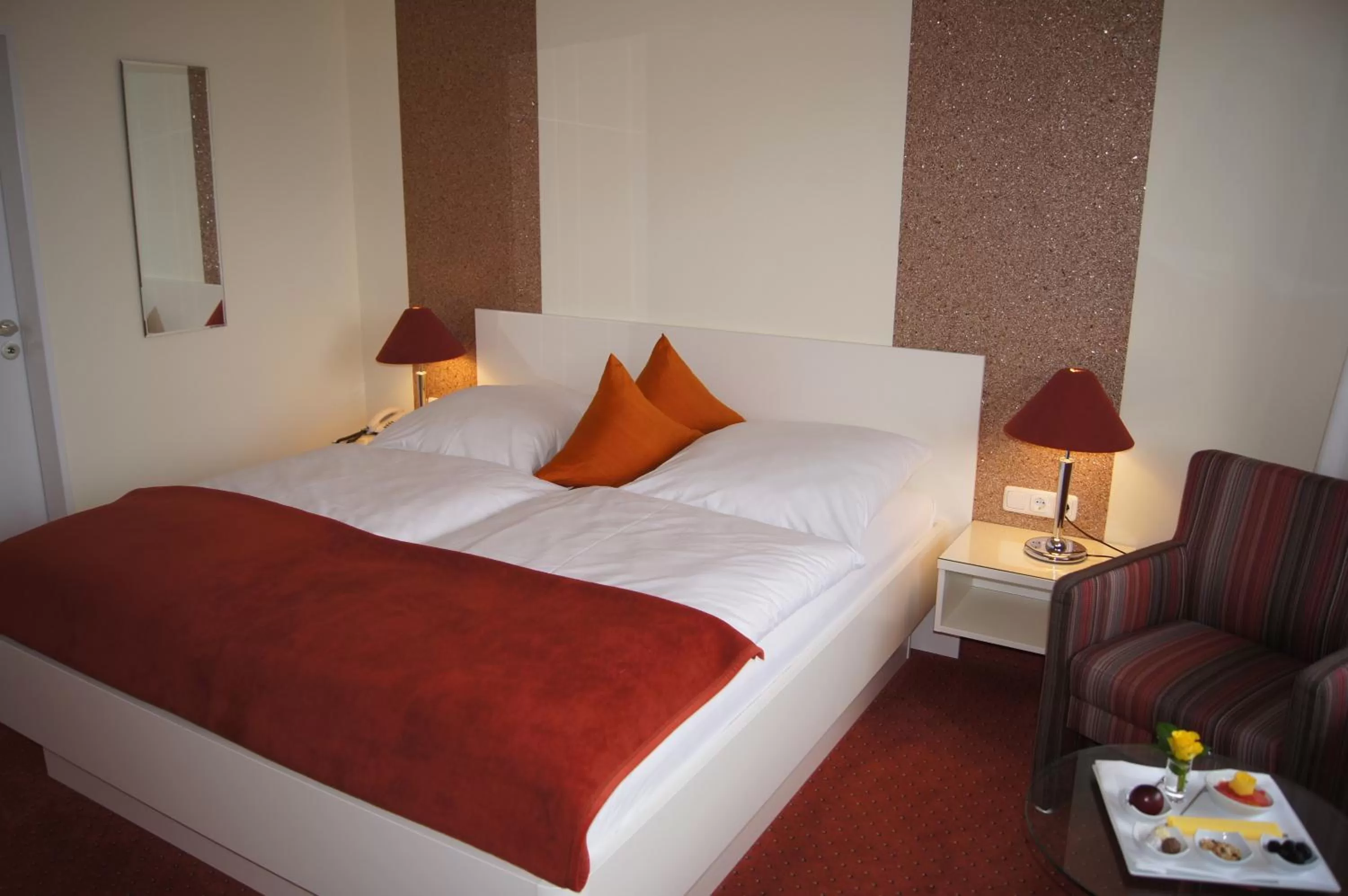 Bed in Hotel Christine