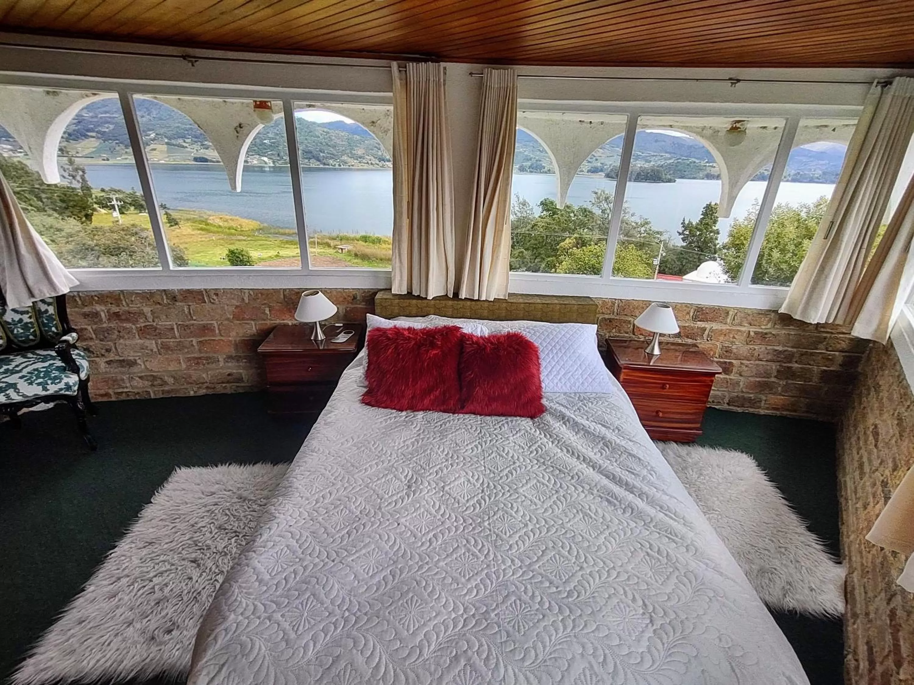Bedroom, Mountain View in Refugio Génesis habitaciones Lago de Tota