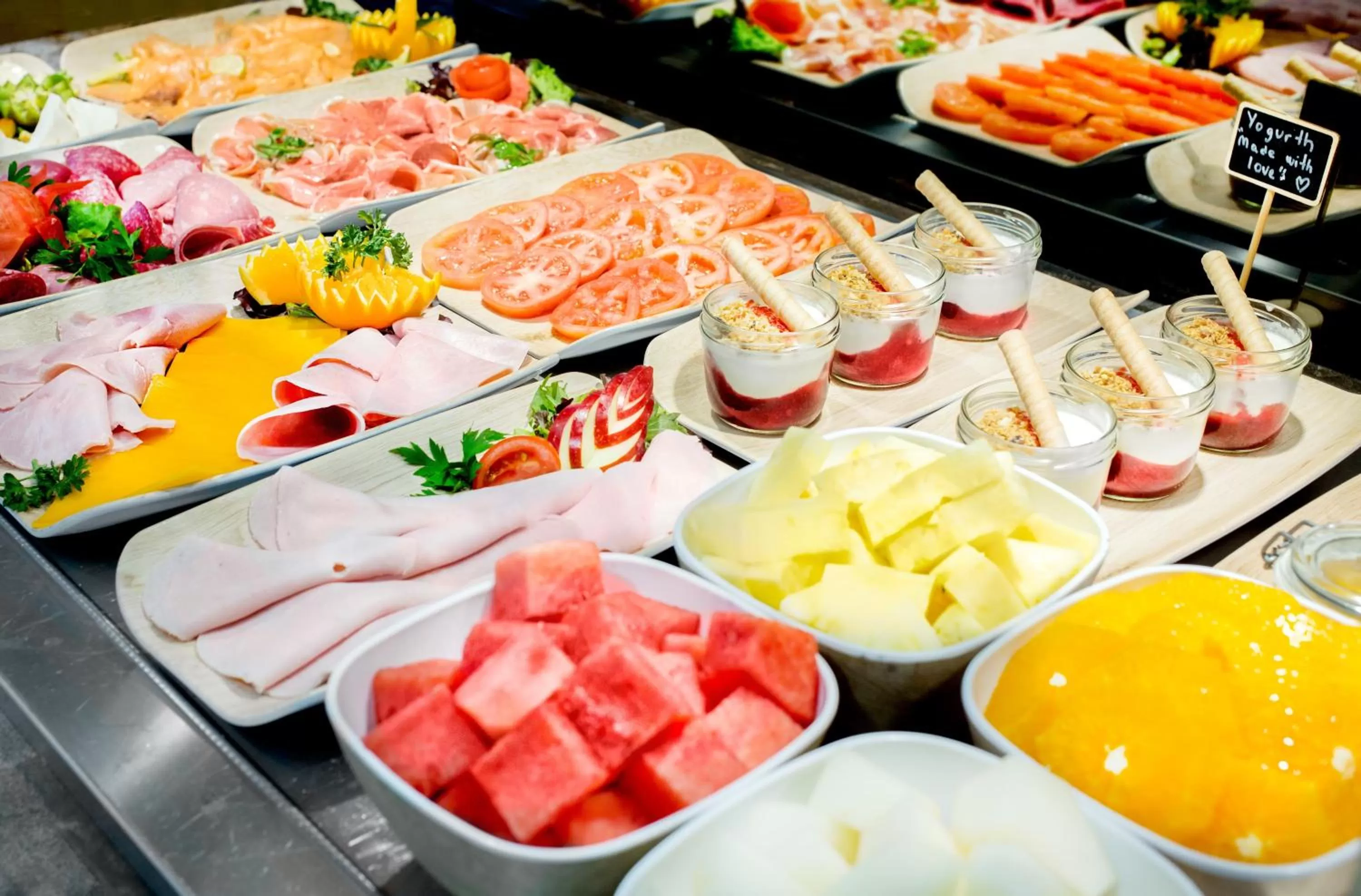 Breakfast in Hotel Crowne Plaza Madrid Airport