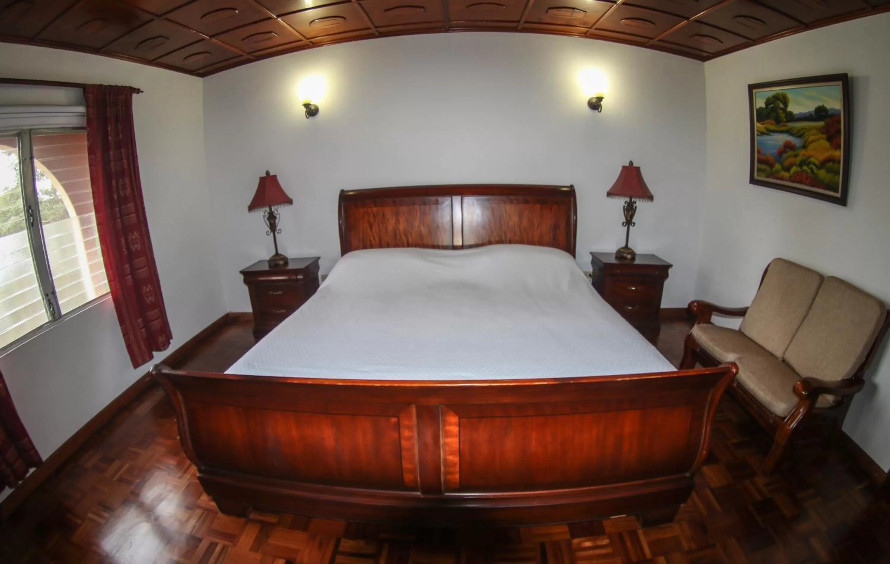 Bed in Hotel Rebequet