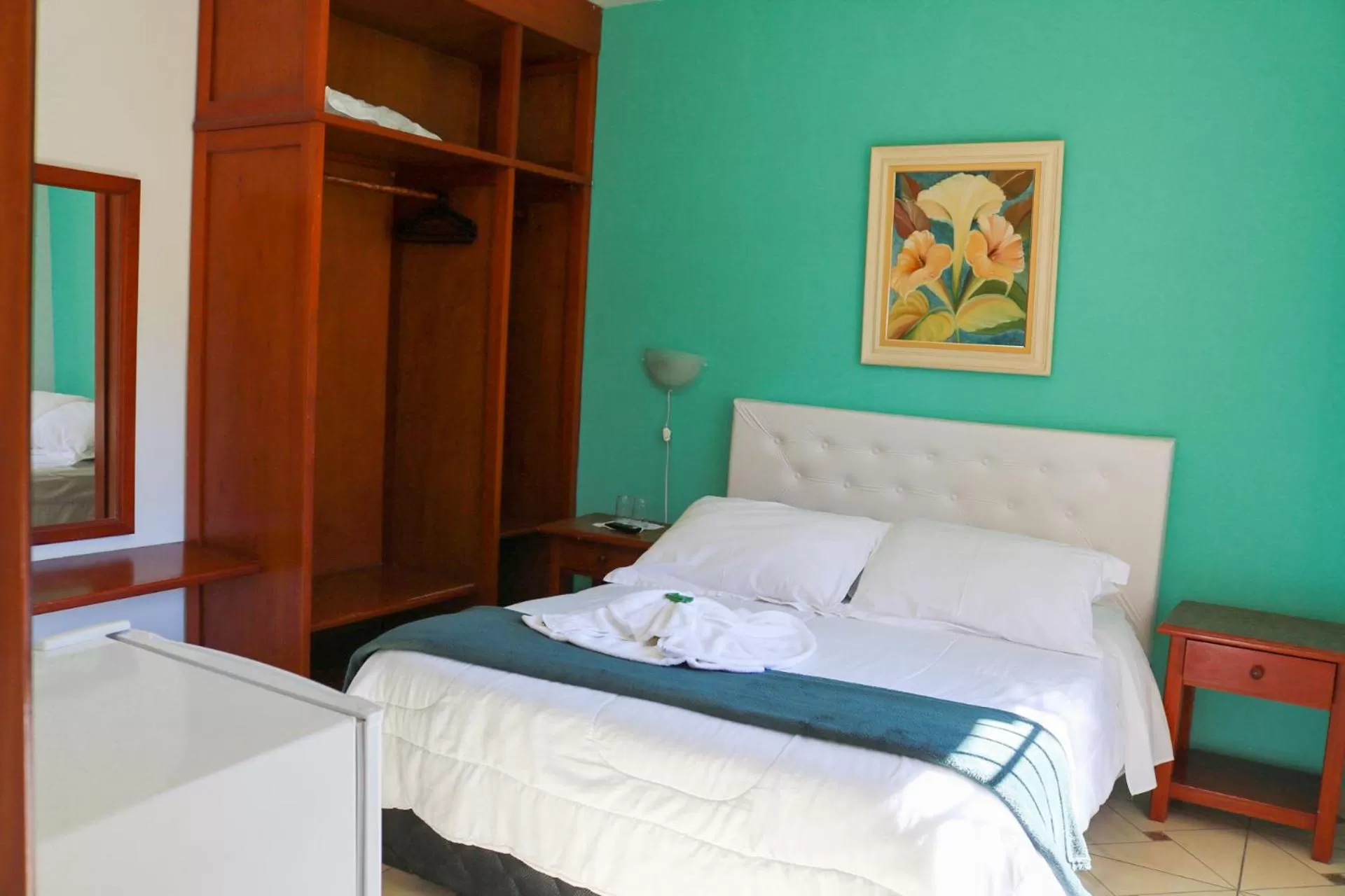 Bed in Pousada da Lua