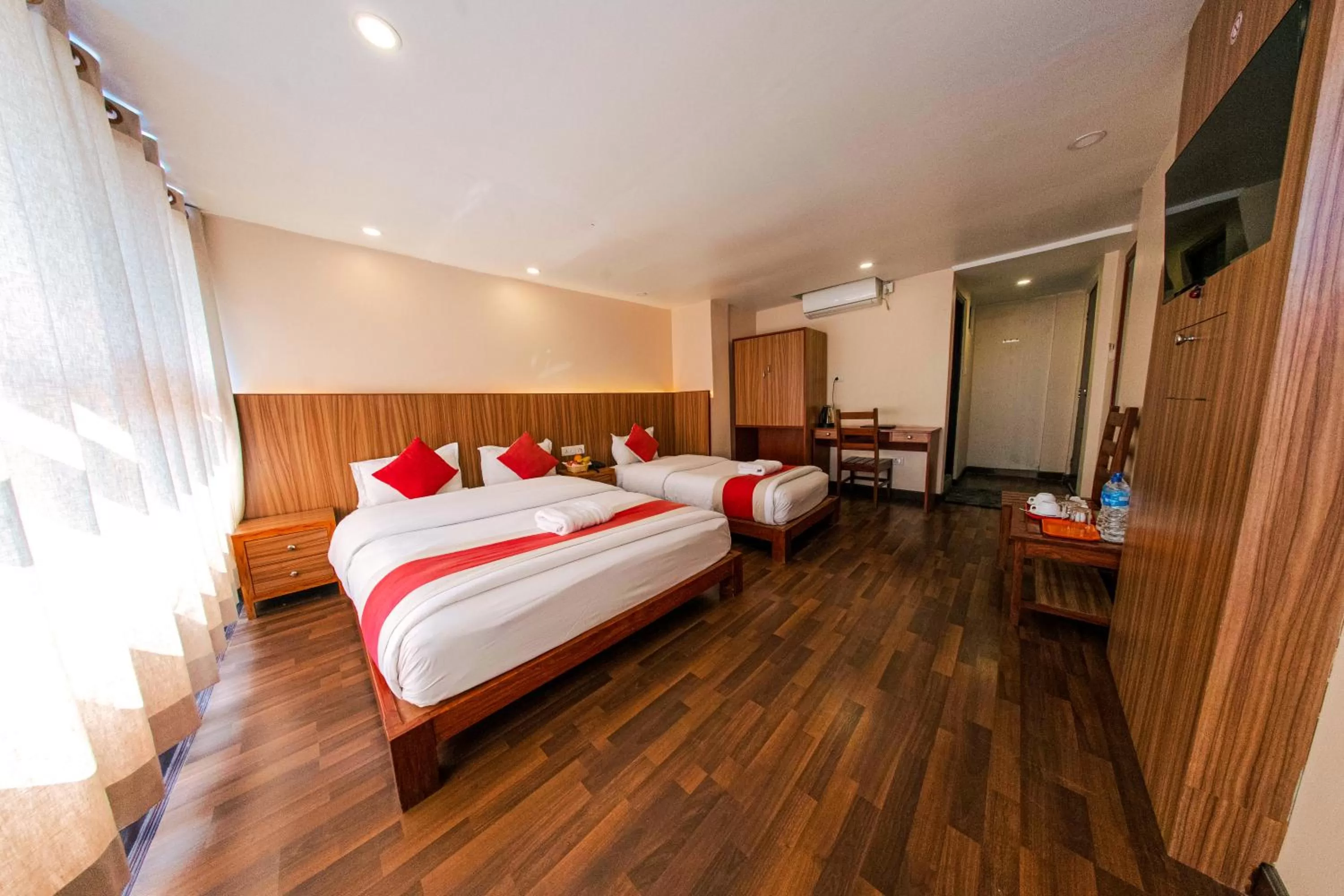 Bed in Hotel Chhimeki