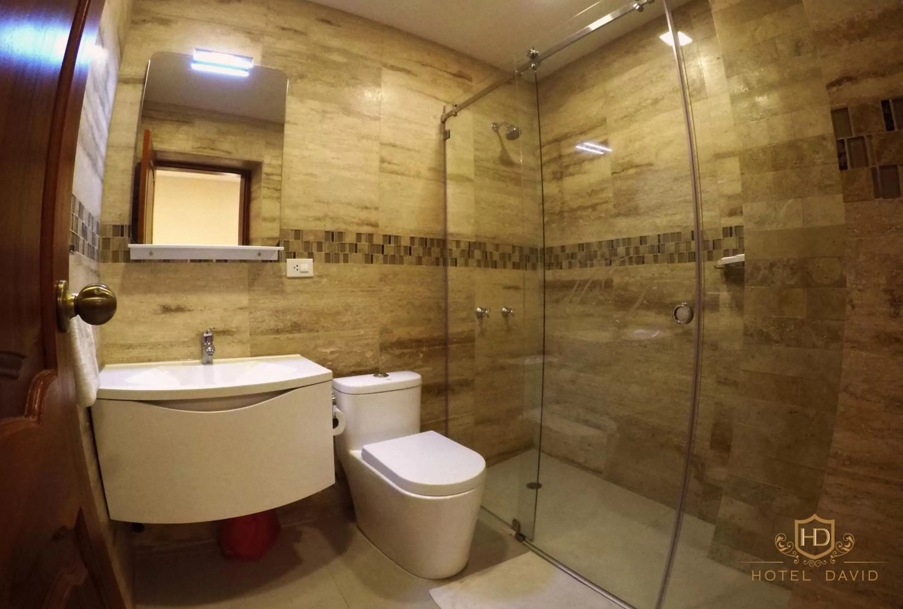 Bathroom in Hotel David