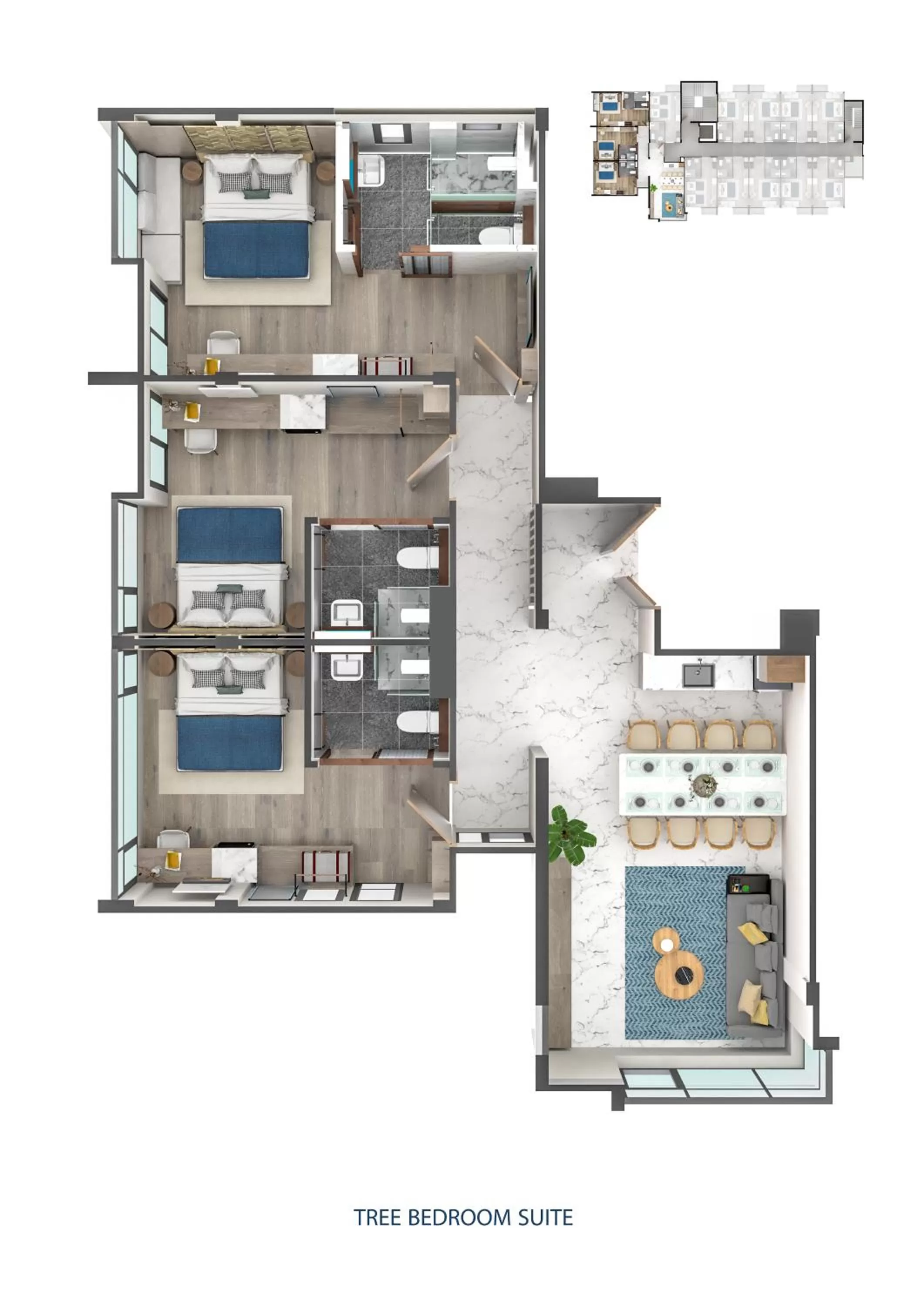 Floor plan in SHAN Villas Sukhumvit ฌานวิลล่า สุขุมวิท