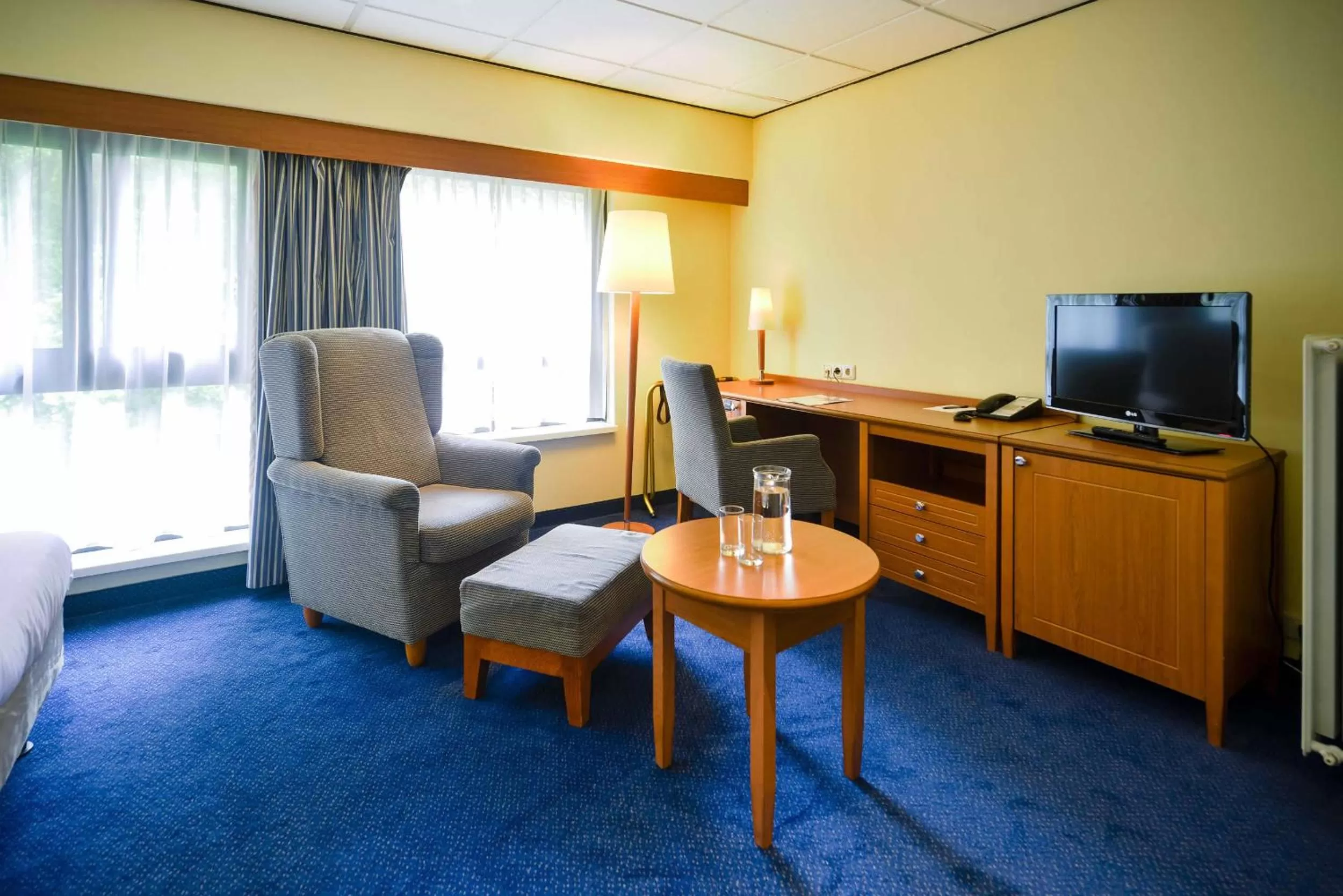 Seating area in Fletcher Hotel Restaurant Epe-Zwolle