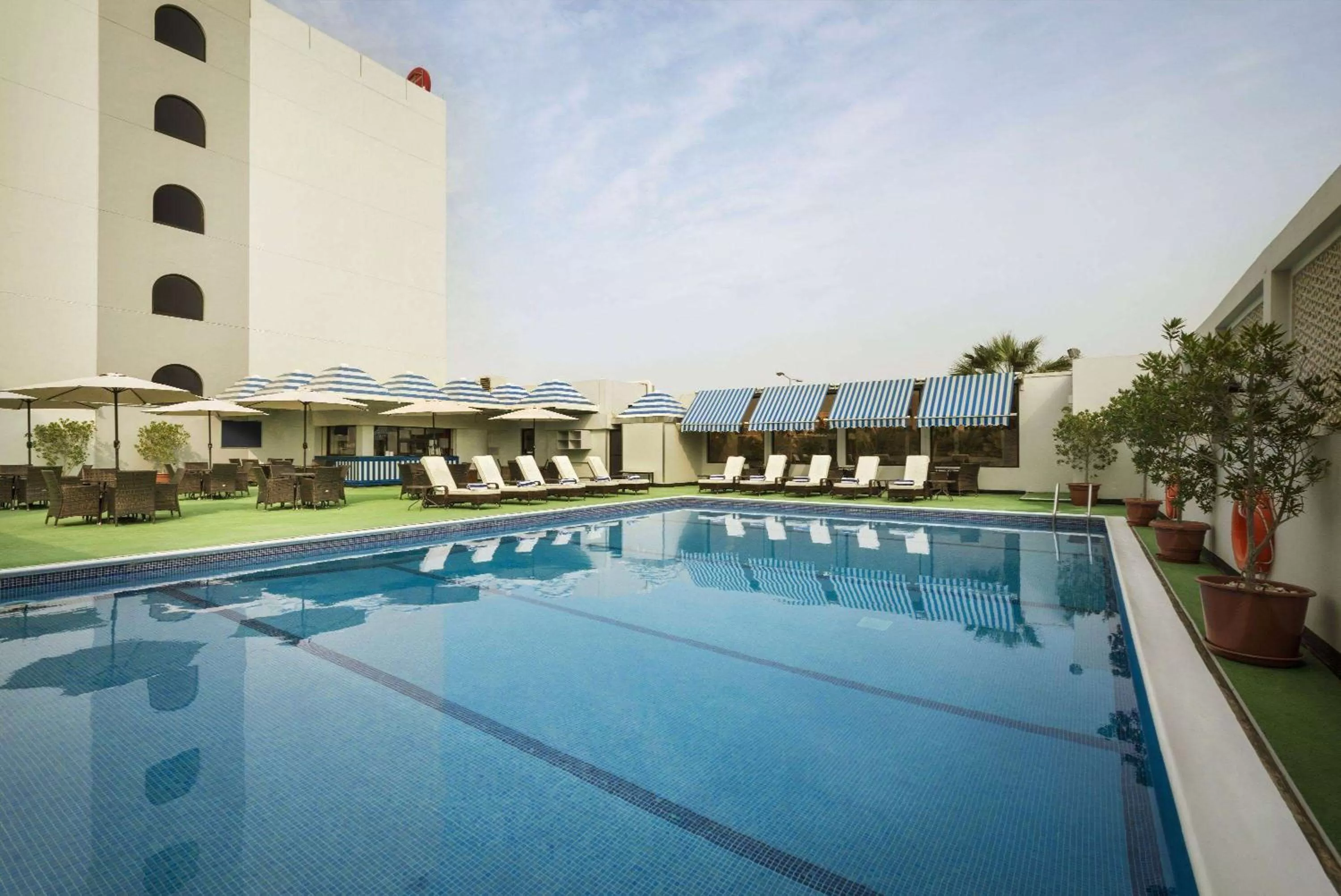 Pool view in Ramada by Wyndham Bahrain