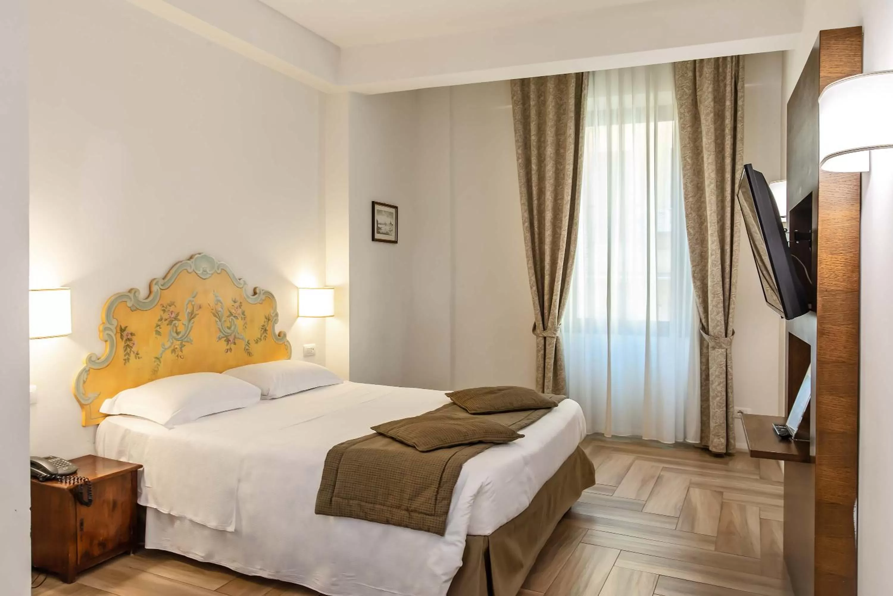 Bedroom, Bed in Hotel Machiavelli Palace