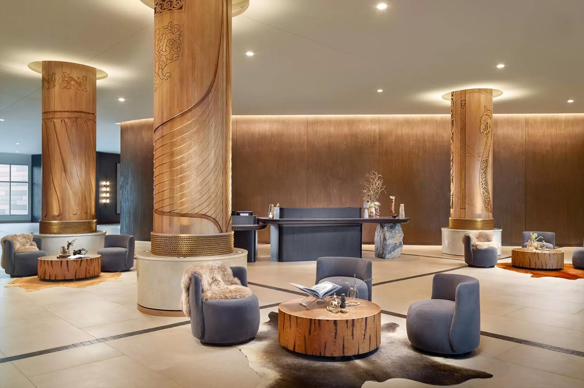 Lobby or reception in Omni Viking Lakes