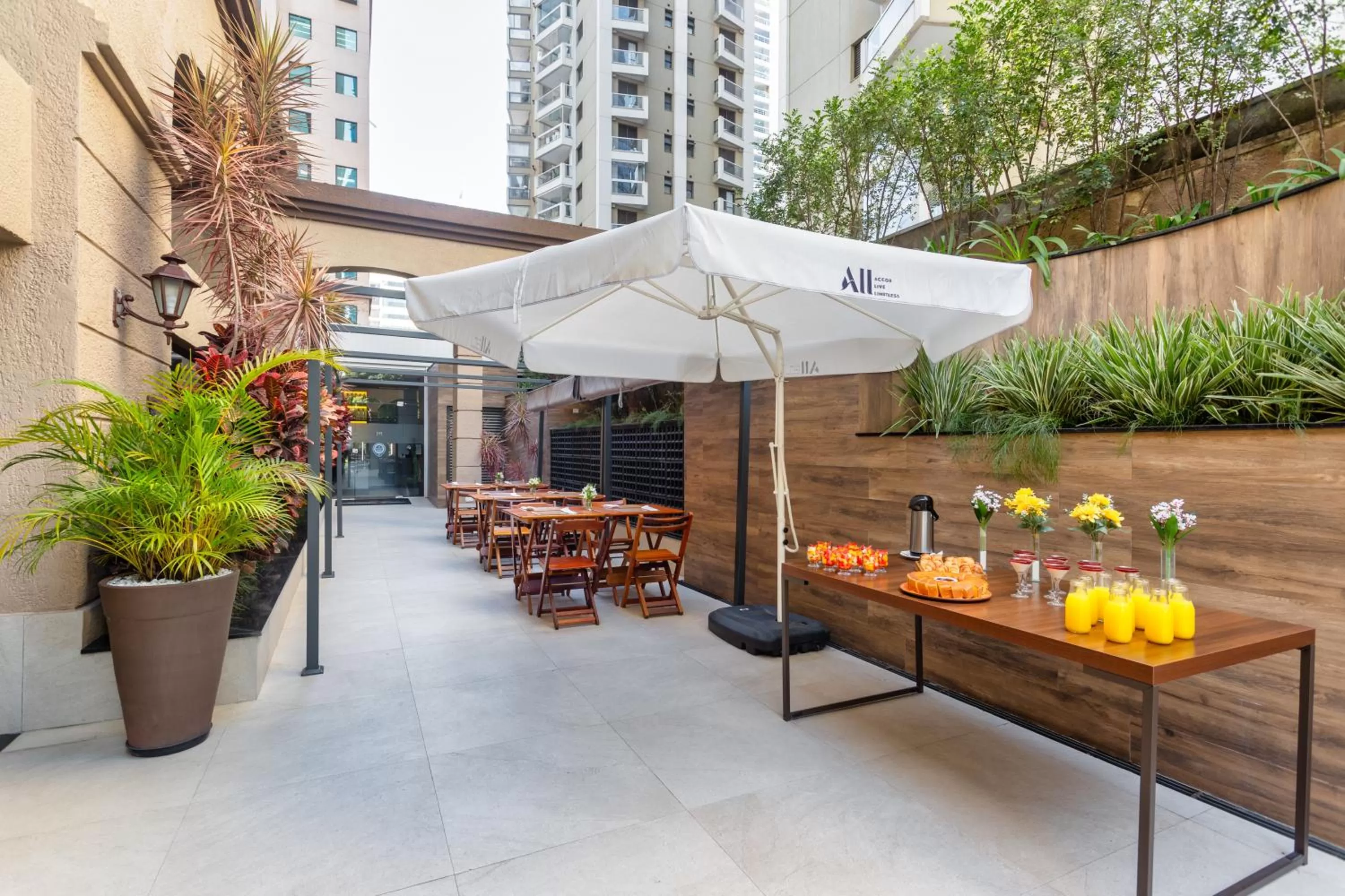 Patio in Mercure Sao Paulo JK