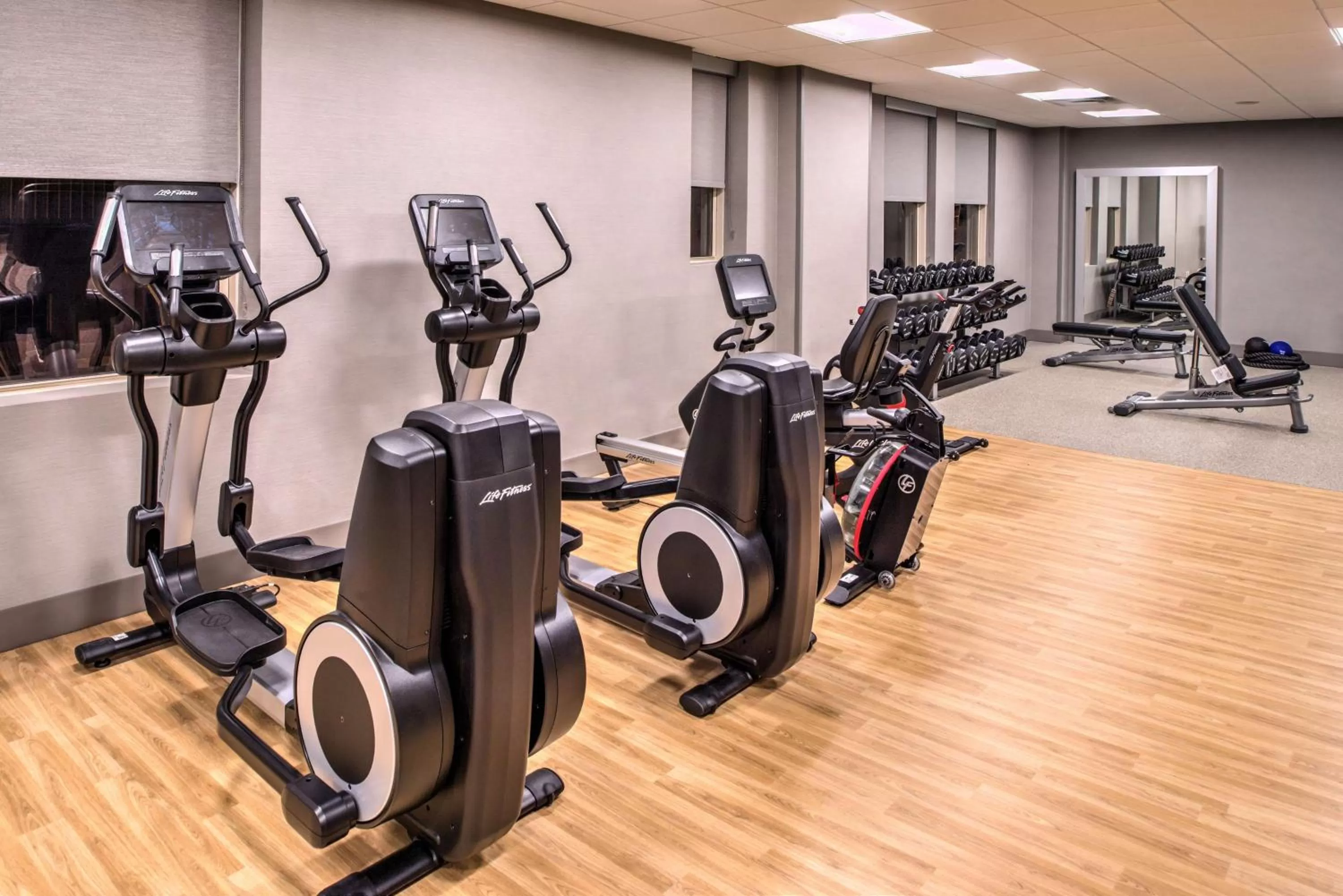 Fitness centre/facilities in DoubleTree by Hilton Utica