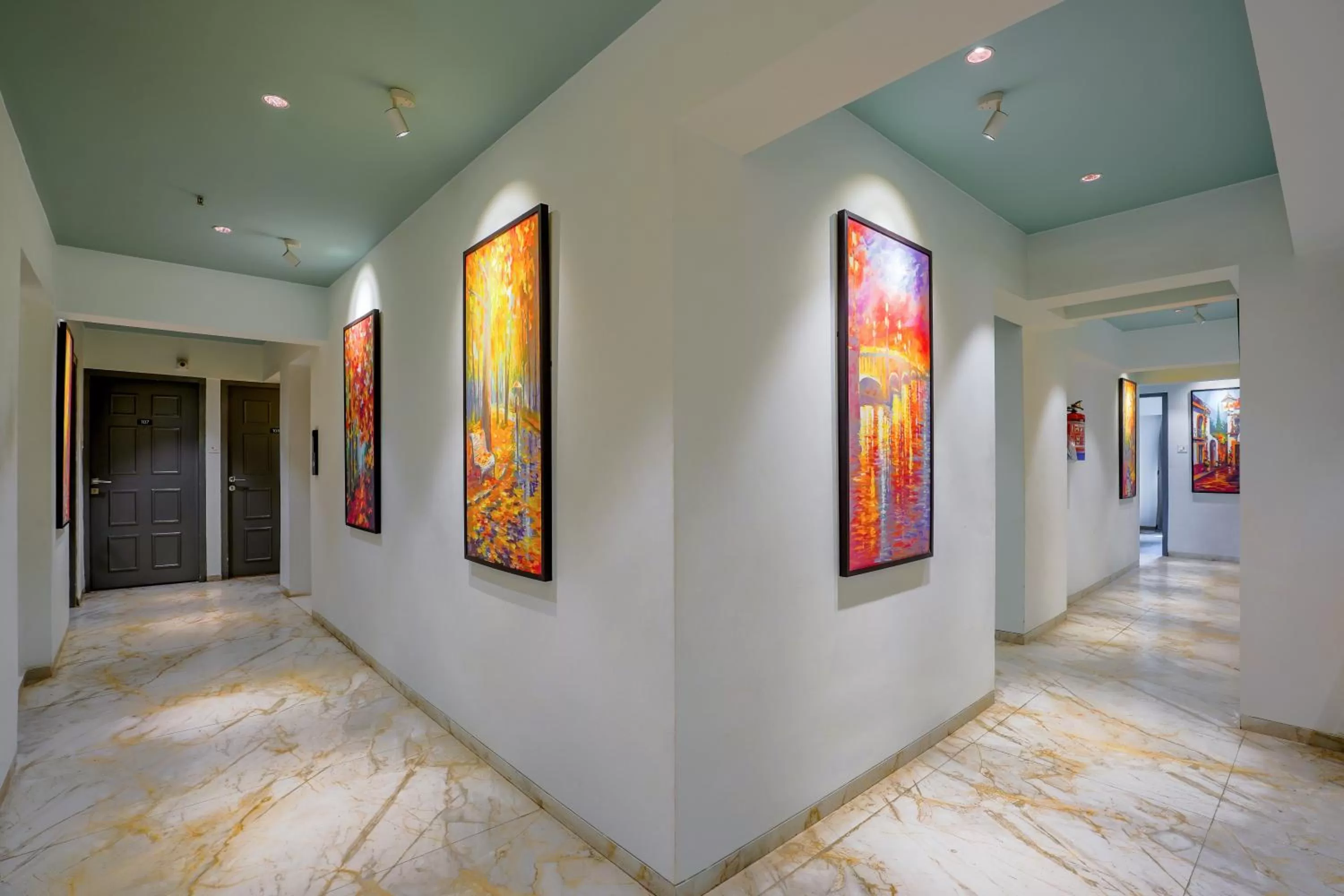 Decorative detail in Apex Beacon Hotel, Mumbai