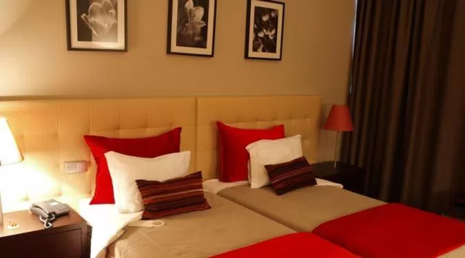 Bed in Hotel Dighton