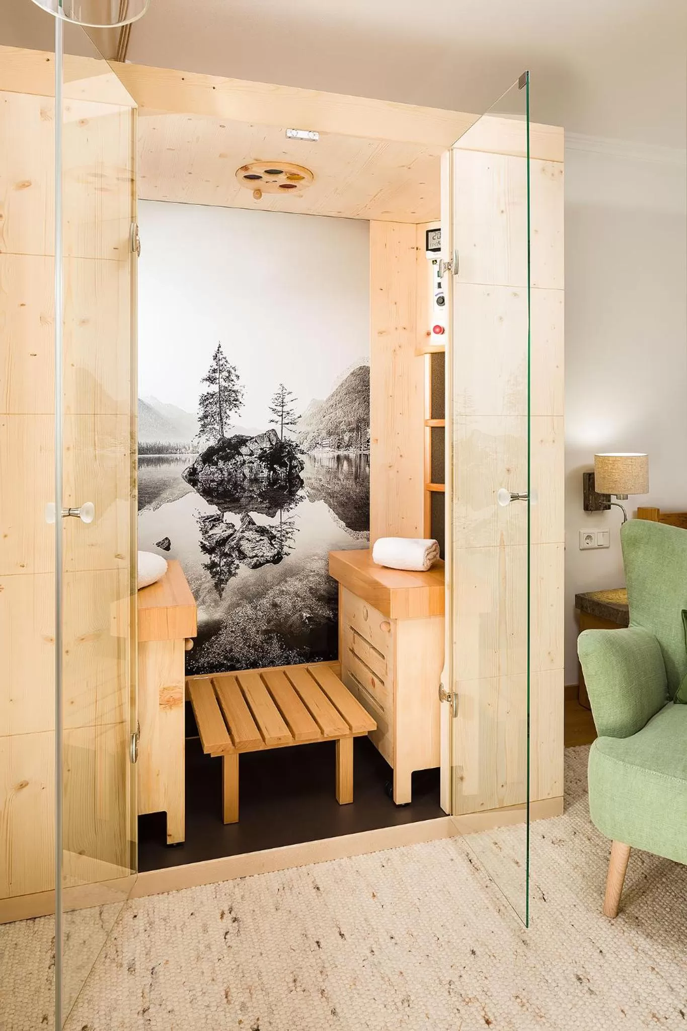 Living room in Berghotel Rehlegg