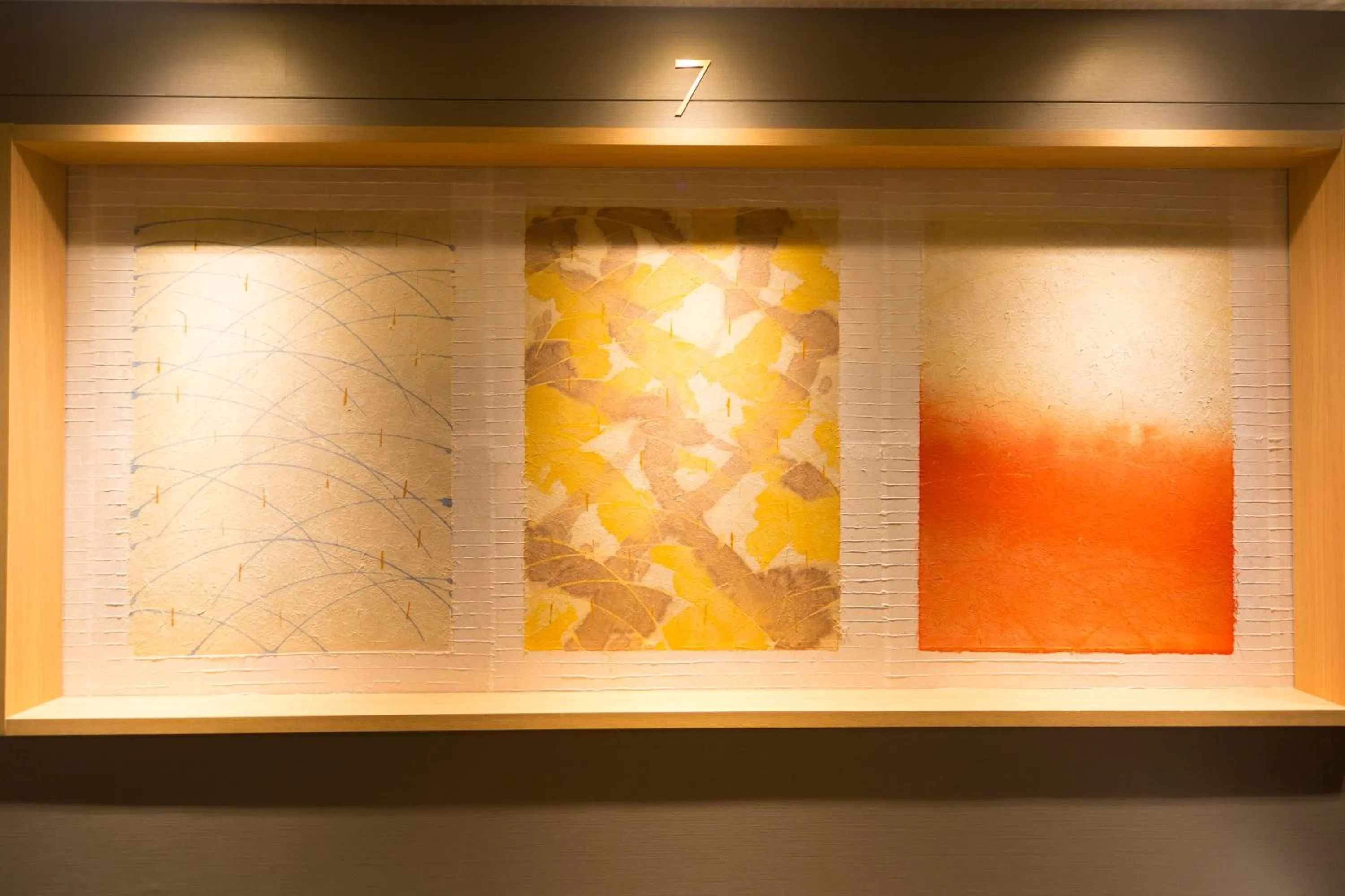 Decorative detail in Dormy Inn Premium Tokyo Kodenmacho