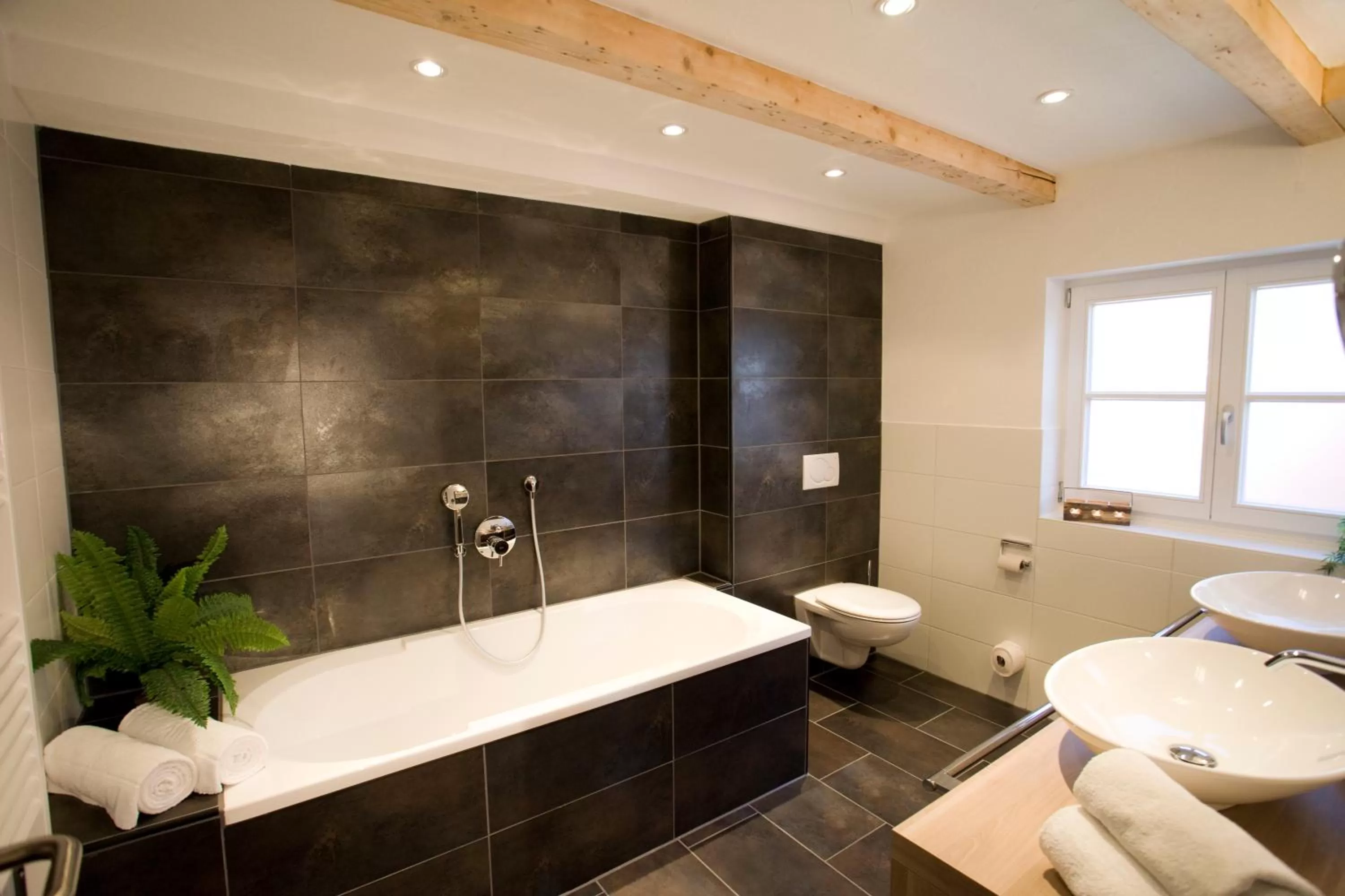 Bathroom in Alpin Lifestyle Hotel Löwen & Strauss