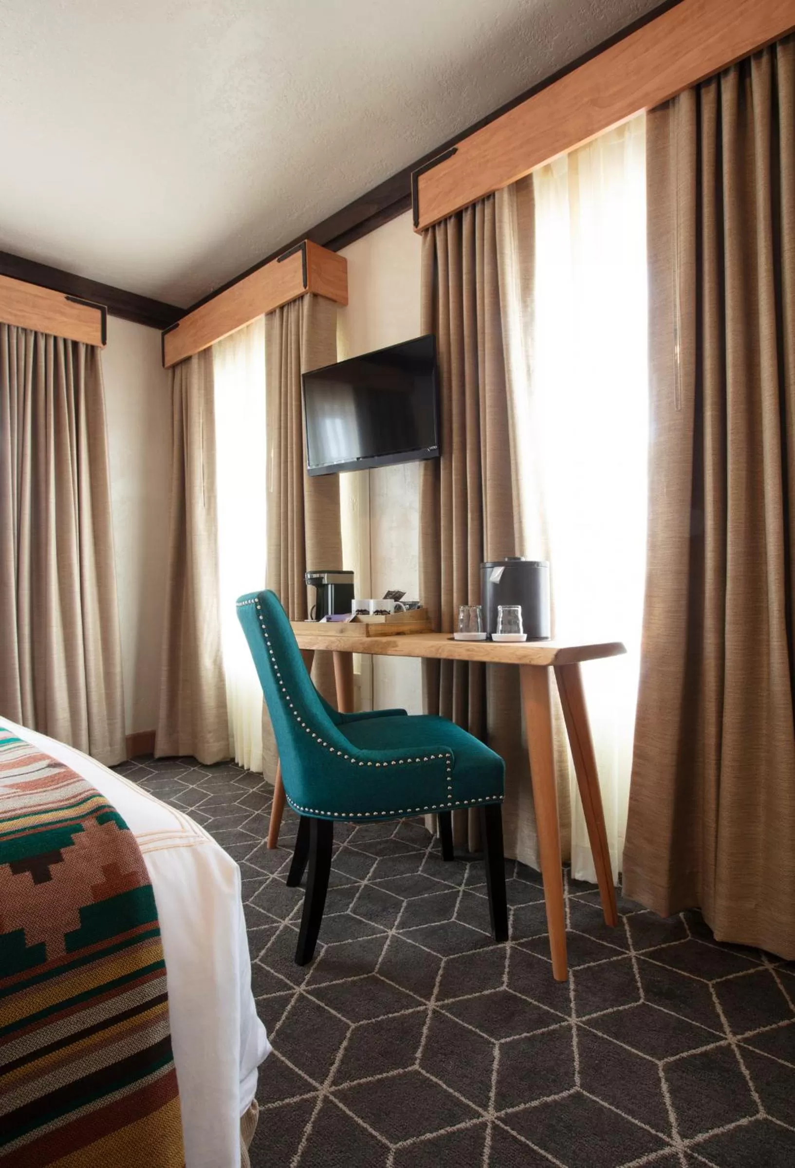 Bedroom, Bed in Hotel El Rancho