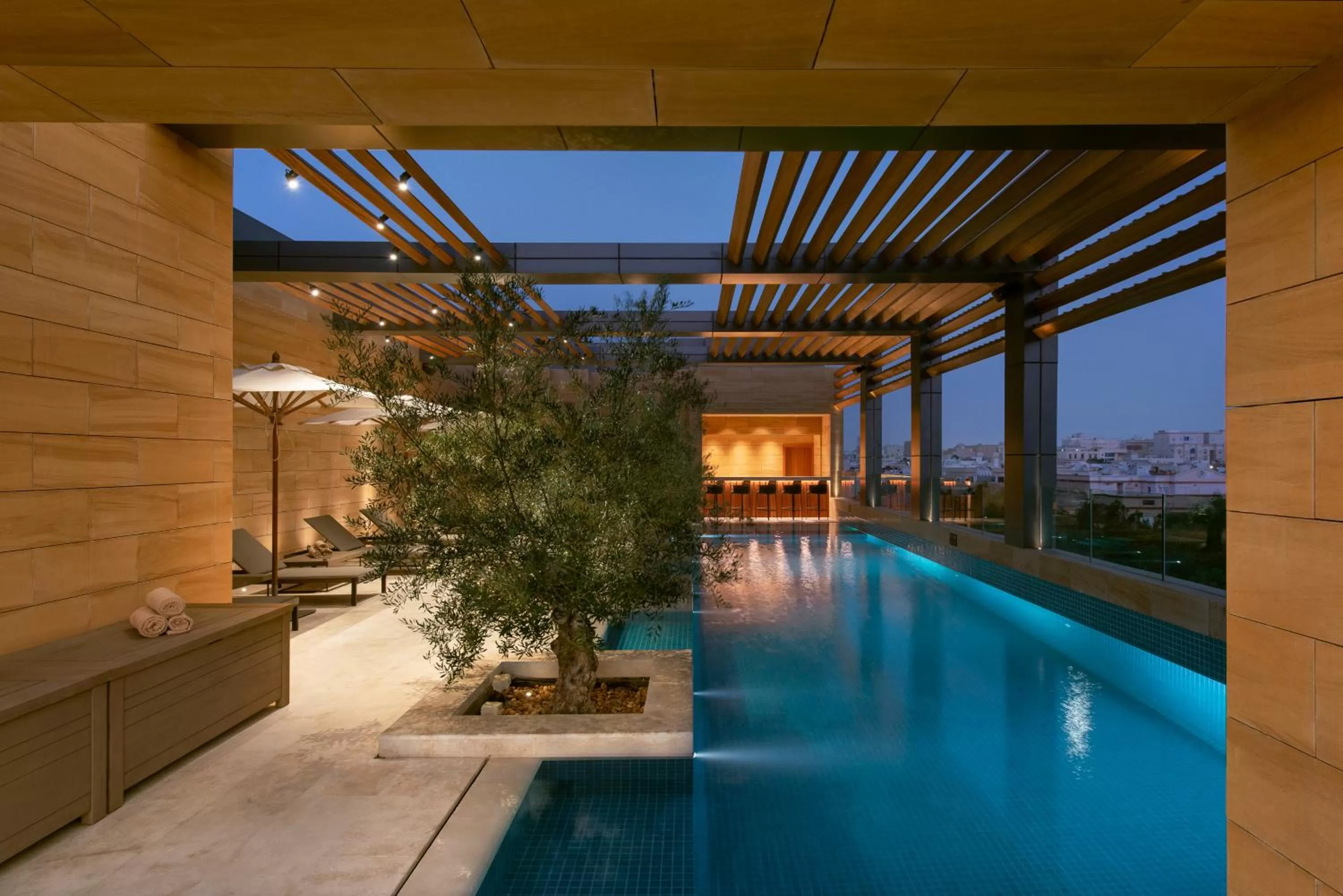 Pool view in SHIRVAN Hotel City Yard Jeddah